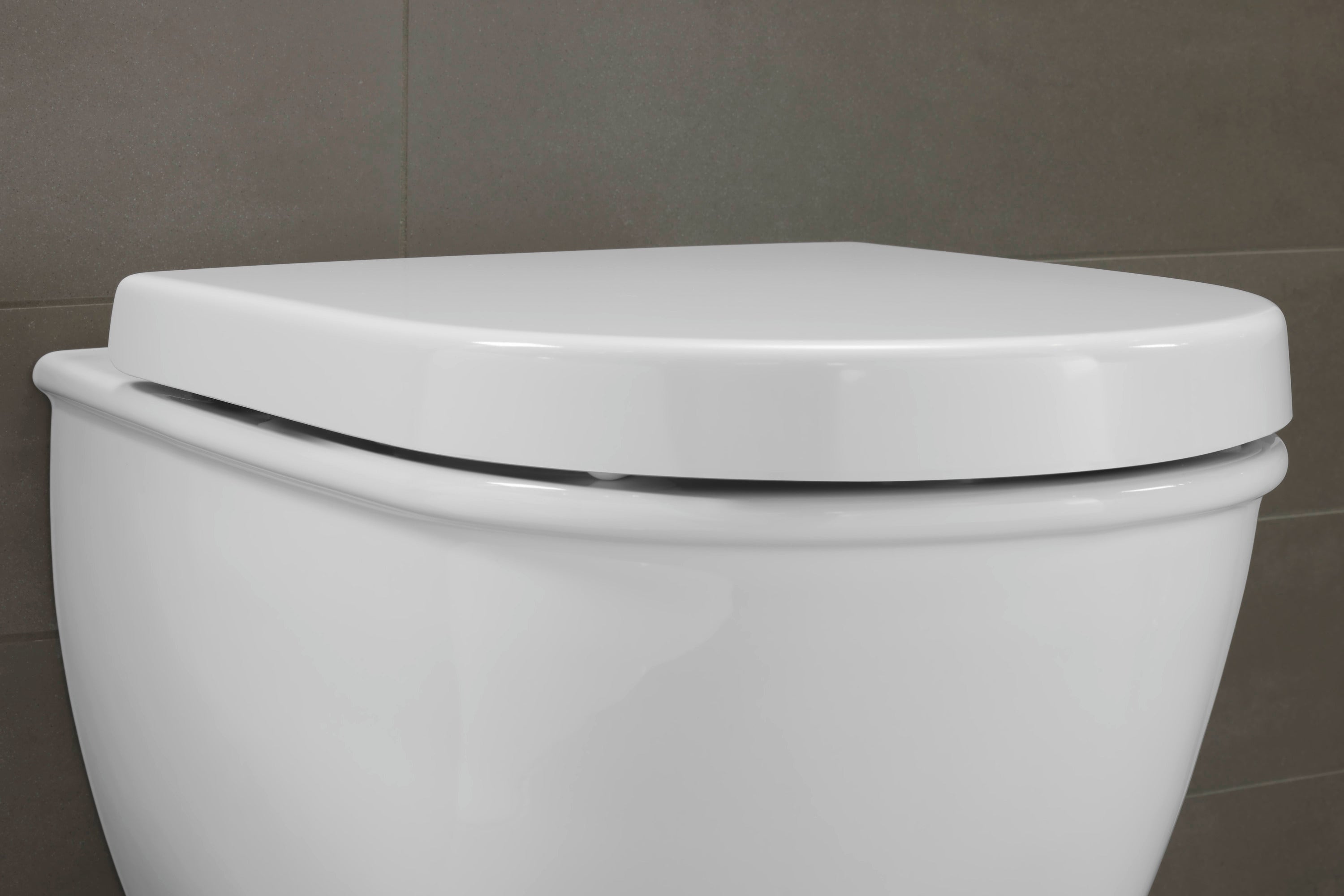 Darling New 1.6/0.8 GPF Dual Flush ADA Compliant Elongated Wall Mounted Toilet in White