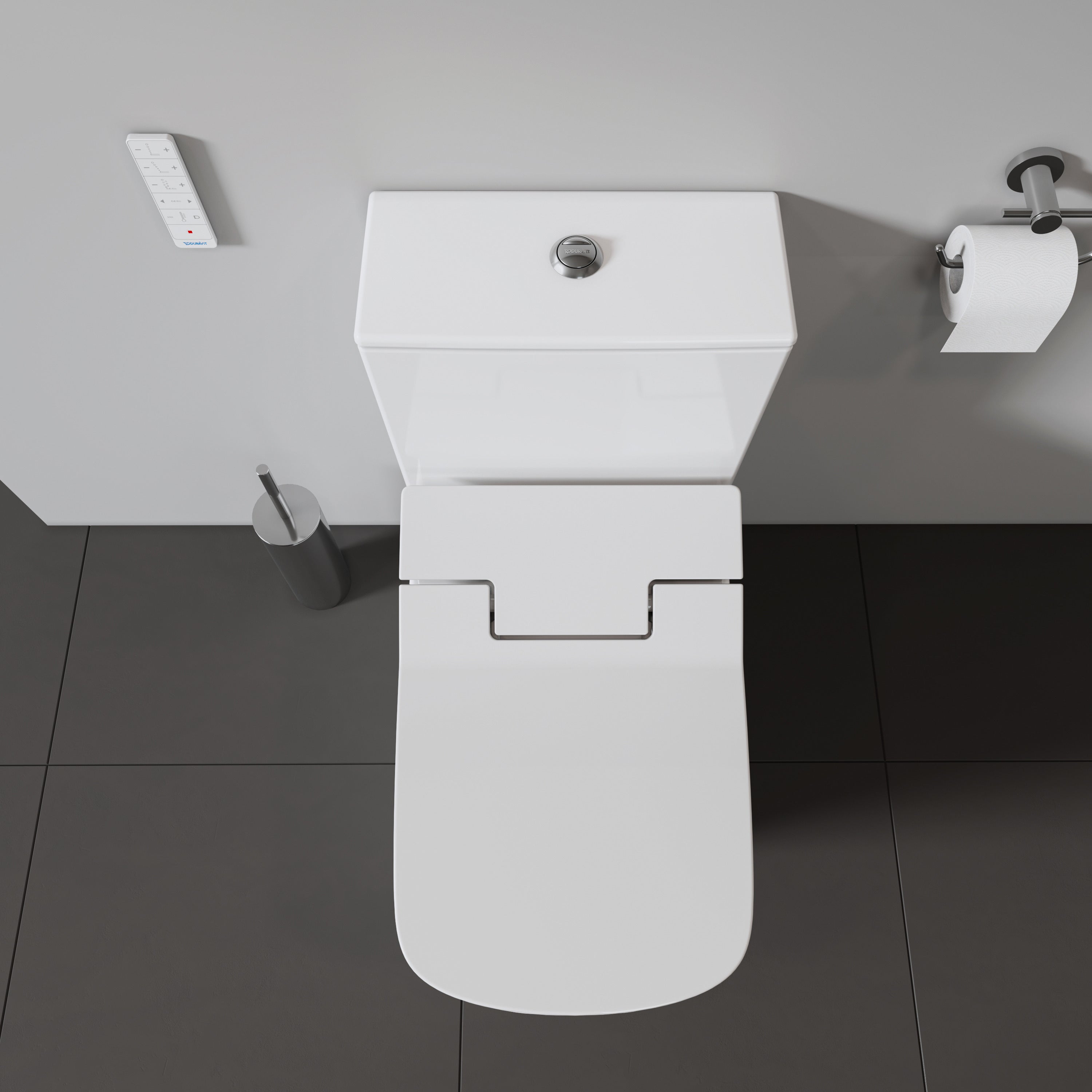 DuraStyle 1.32/0.92 GPF Dual Flush Elongated Toilet Bowl in White