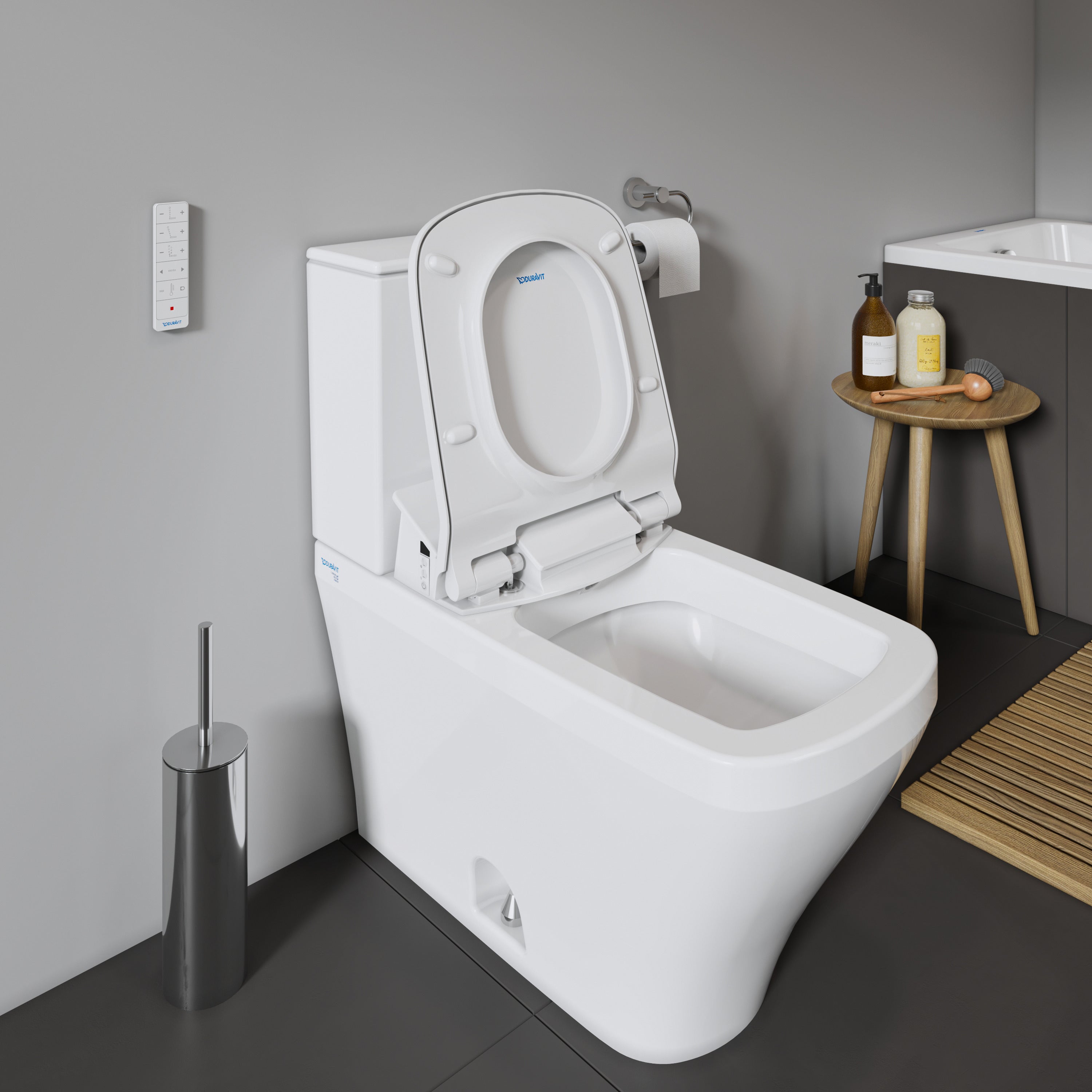 DuraStyle 1.32/0.92 GPF Dual Flush Elongated Toilet Bowl in White