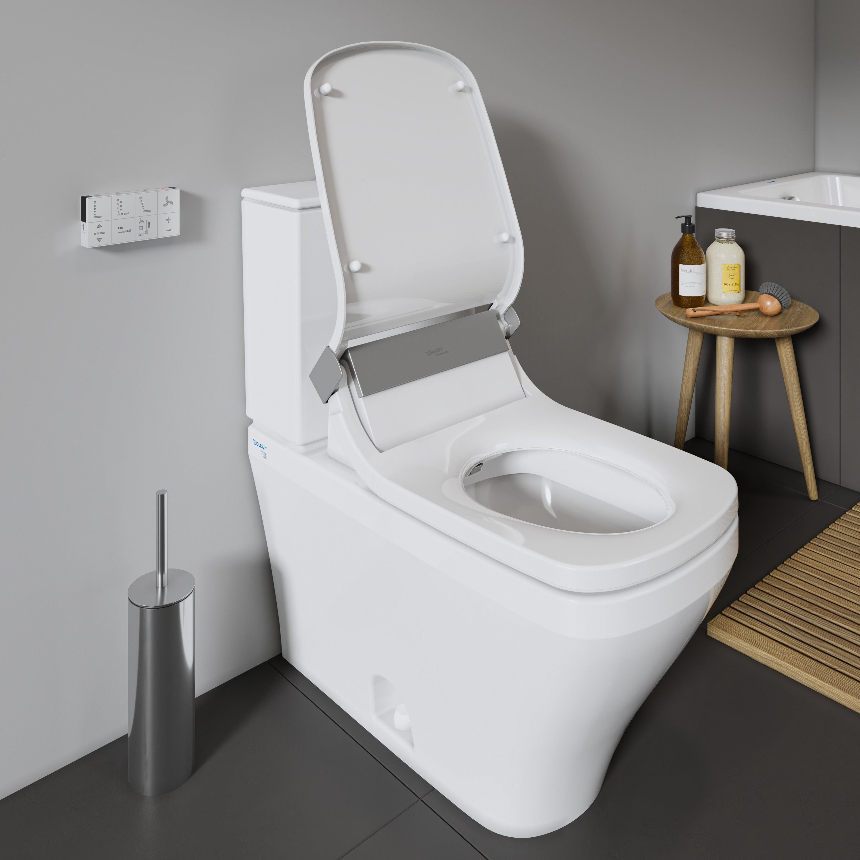DuraStyle 1.32/0.92 GPF Dual Flush Elongated Toilet Bowl in White