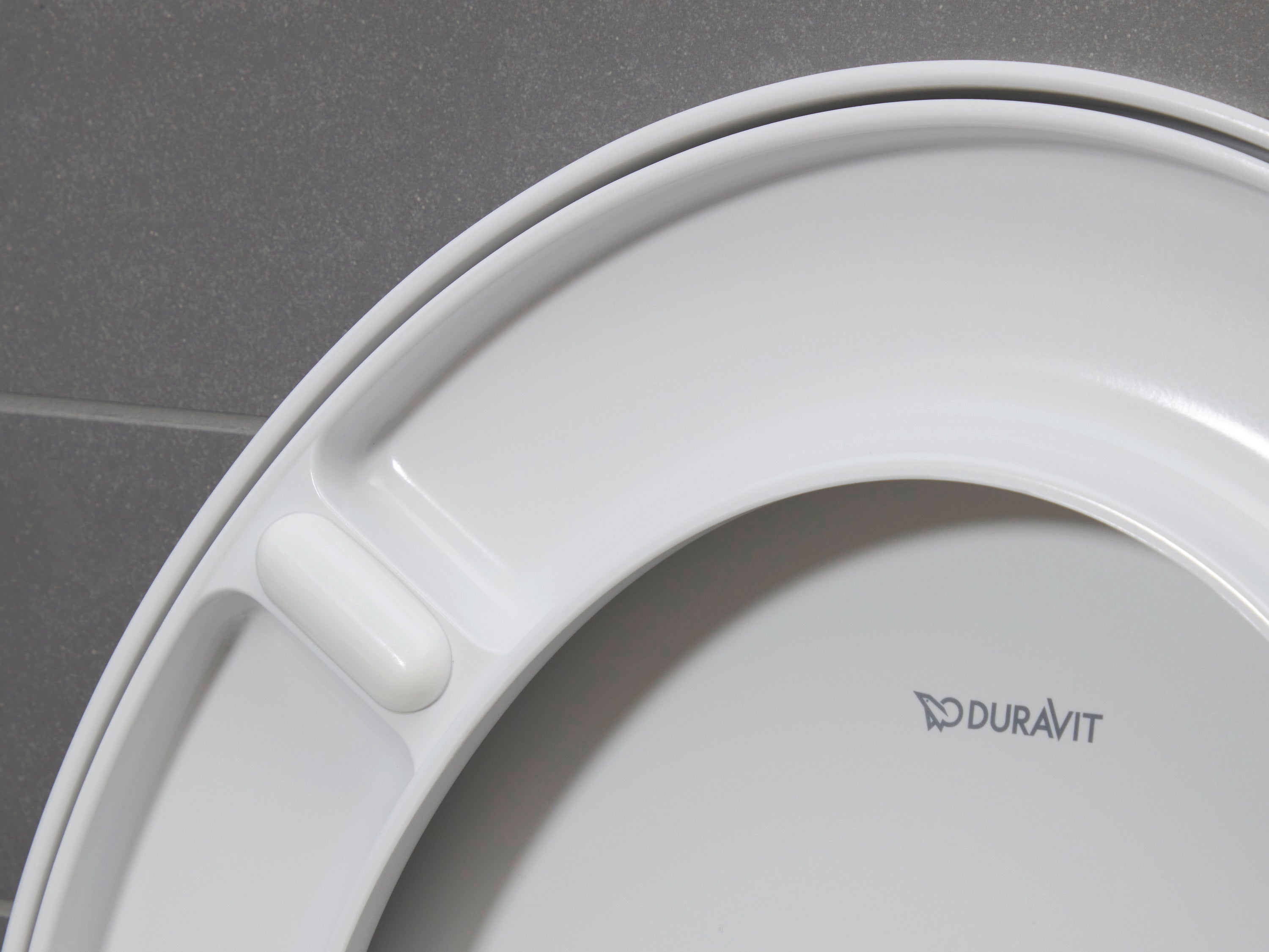Duravit No.1 1.28 GPF Single Flush Rimless Elongated ADA Compliant One Piece Toilet in White, Right Lever Flush - Seat Included