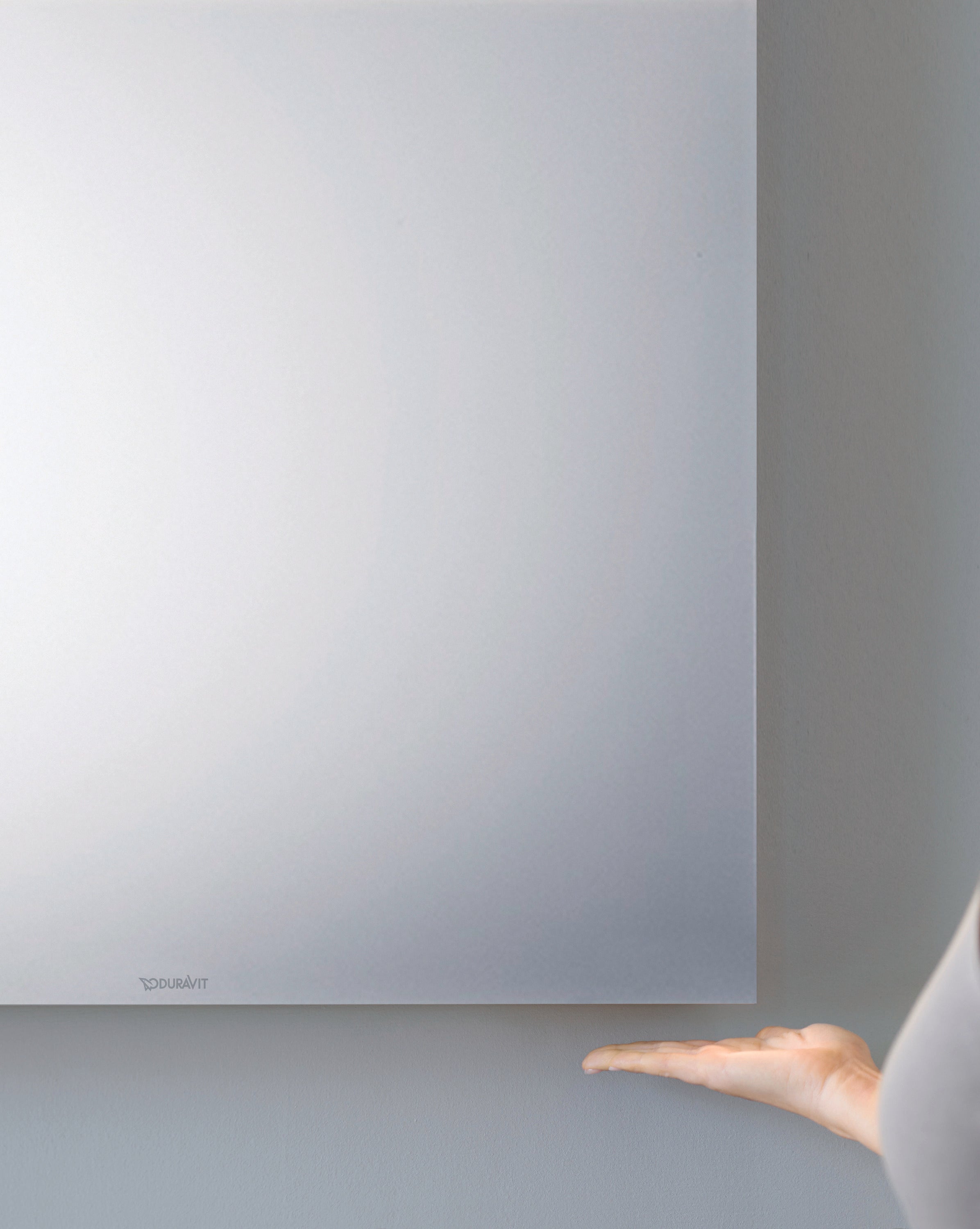 Light & Mirror Sensor Control LED Mirror in Aluminum, 4000K