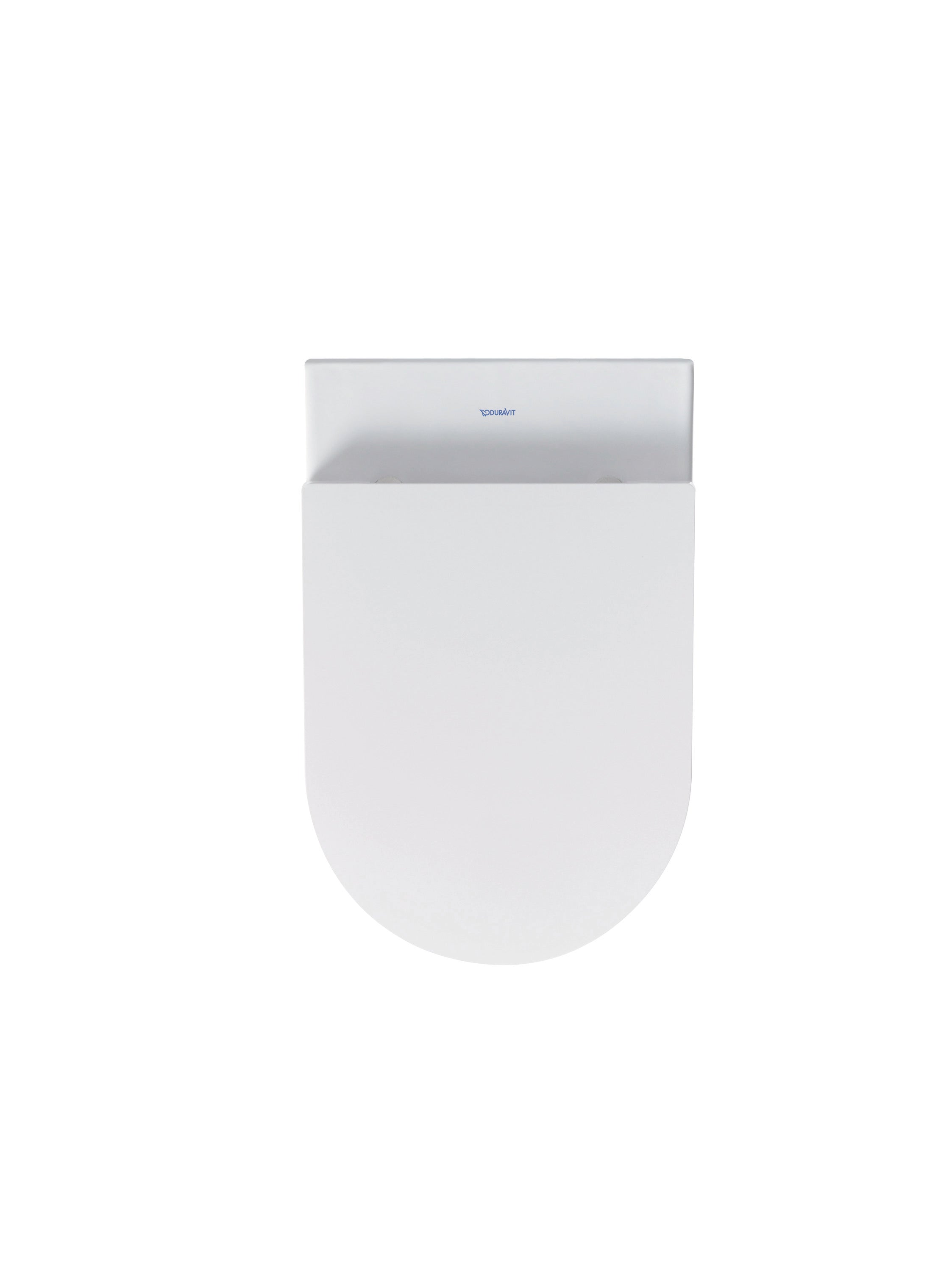 ME by Starck 1.28/0.8 GPF Dual Flush Rimless ADA Compliant Compact Elongated Wall Mounted Toilet in White