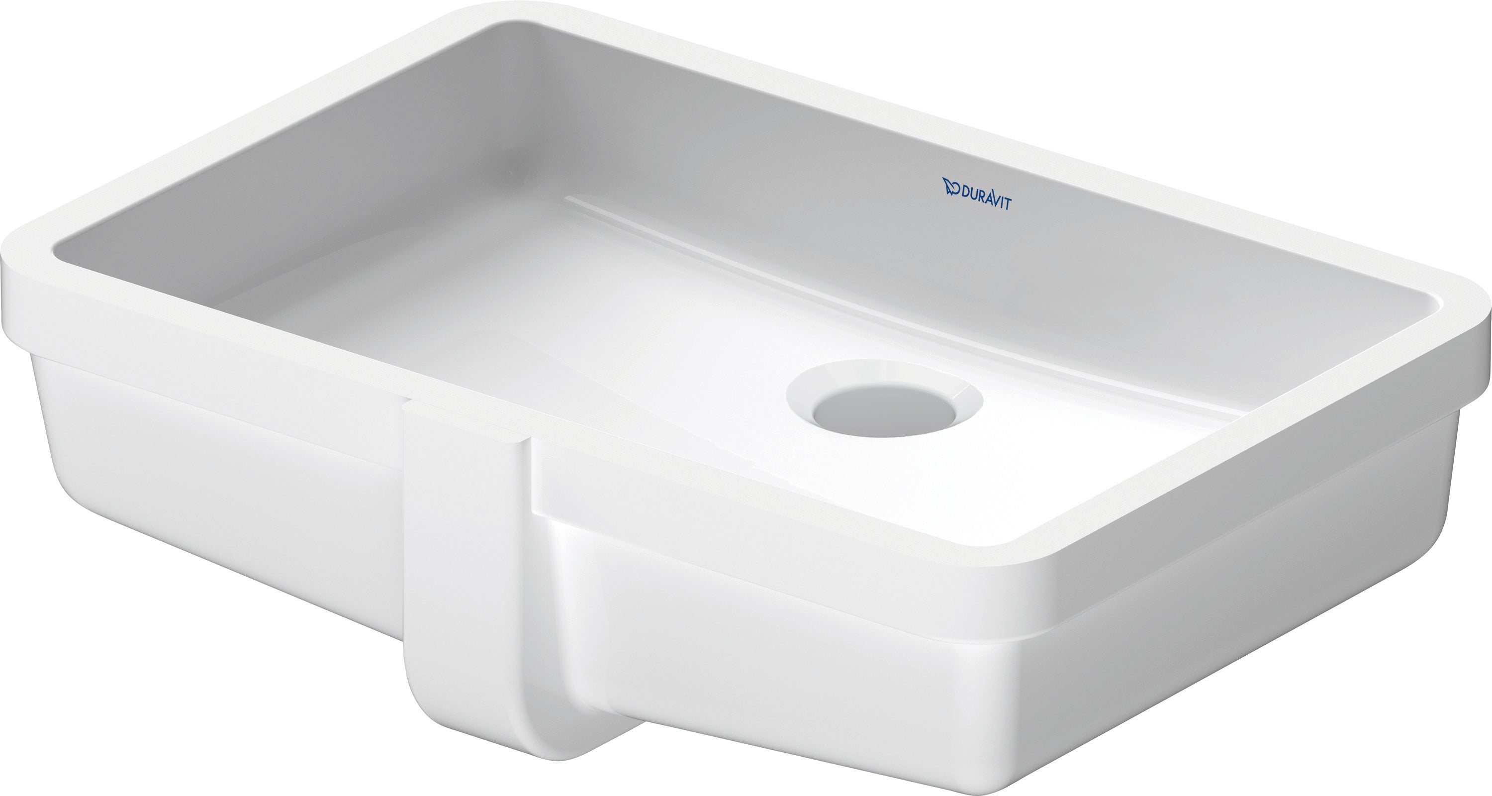 Vero 19 1/8" Rectangular Undermount Sink in White with Overflow