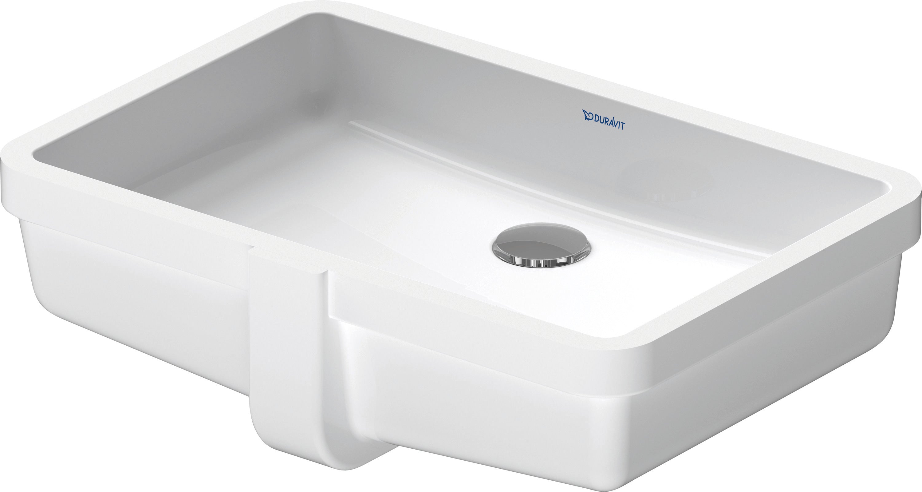 Vero 19 1/8" Rectangular Undermount Sink in White with Overflow