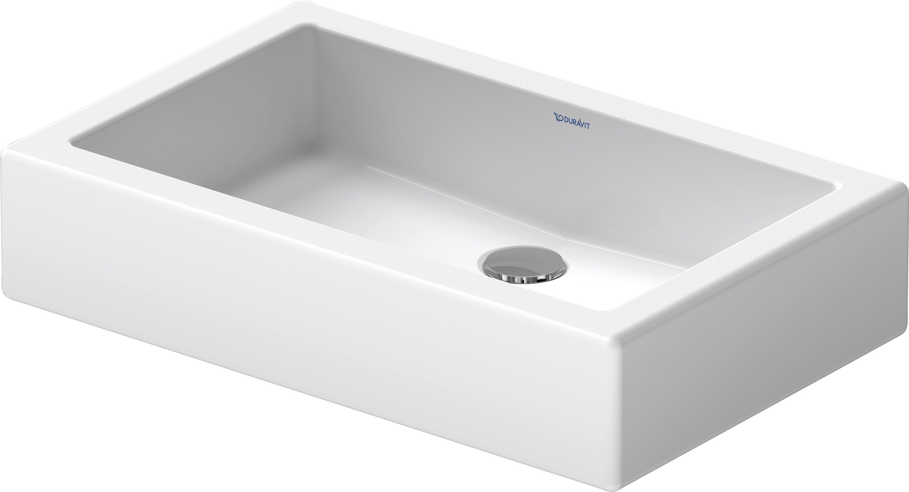 Vero 23 5/8" Rectangular Vessel Sink in White