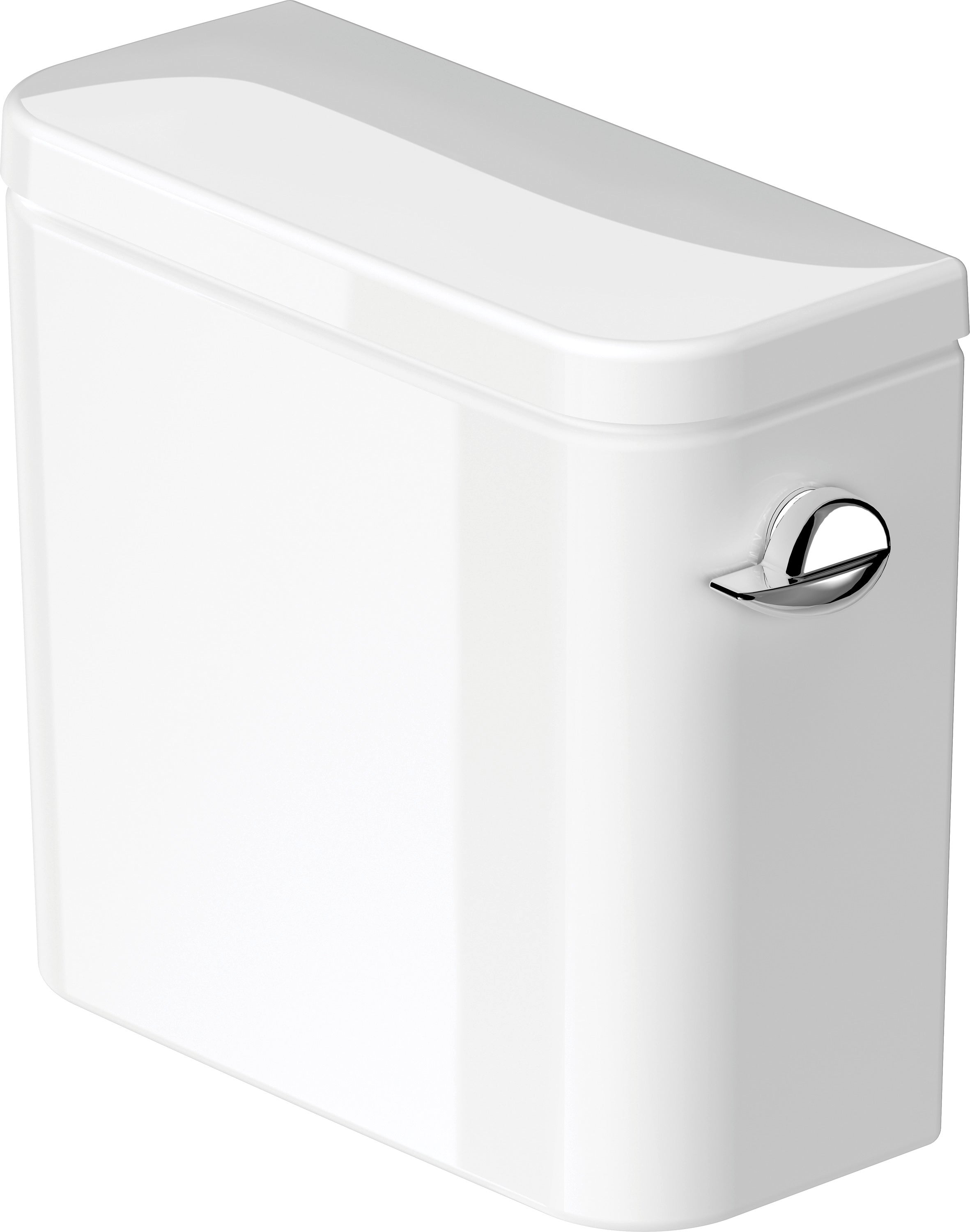 Duravit No.1 1.28 GPF Single Flush Toilet Tank in White with Right Lever Flush