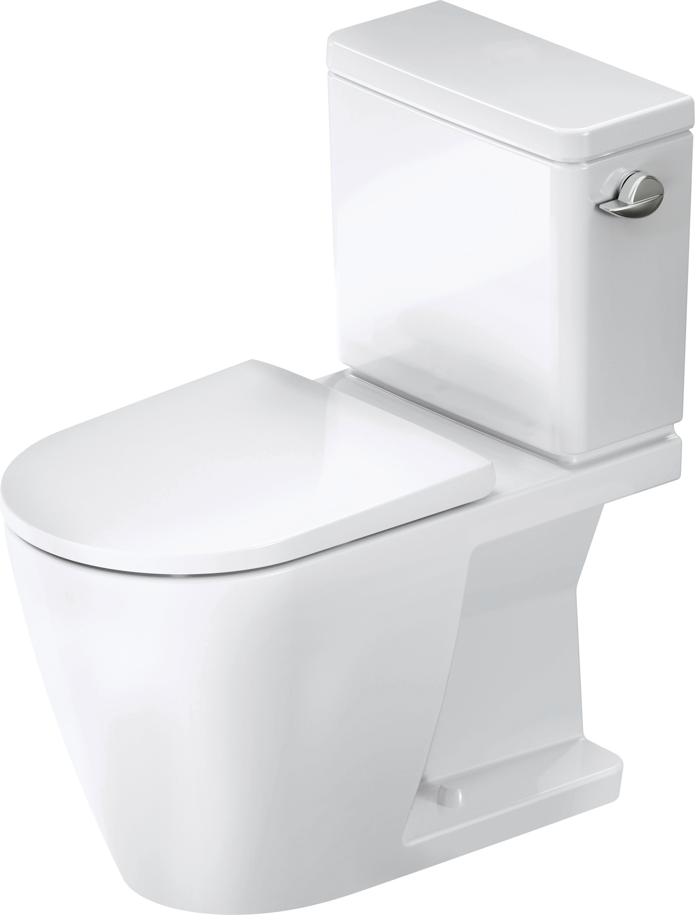 D-Neo 1.28 GPF Single Flush Rimless Elongated Toilet Bowl in White