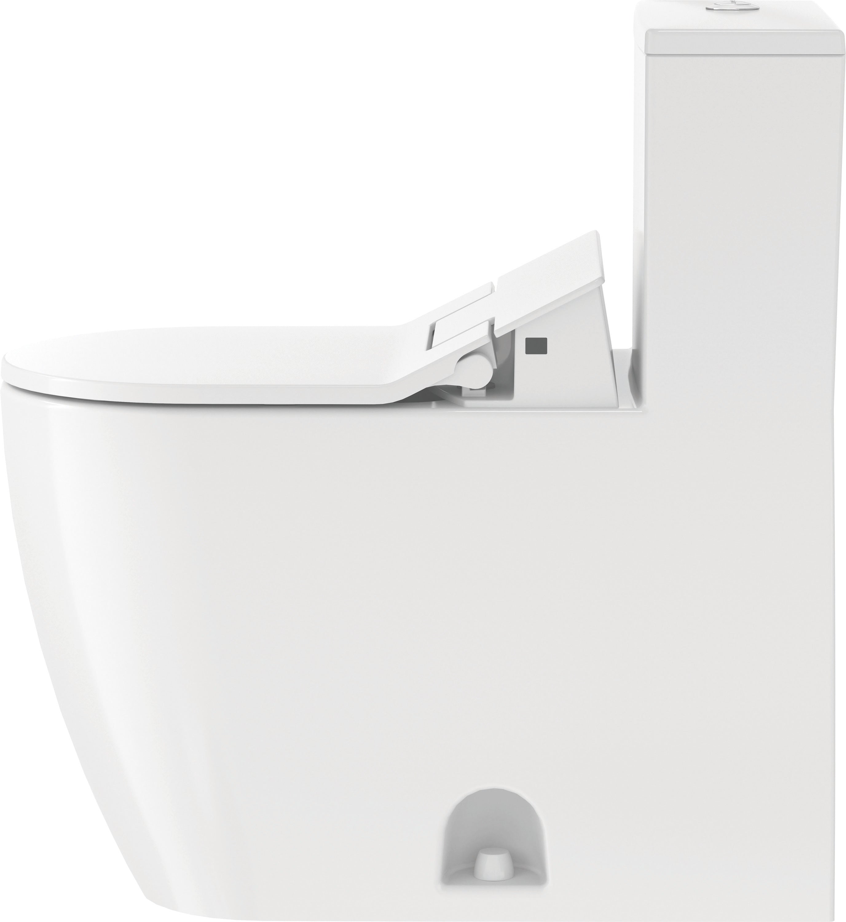 SensoWash Slim Elongated Bidet Toilet Seat in White, with Remote, Concealed Connections