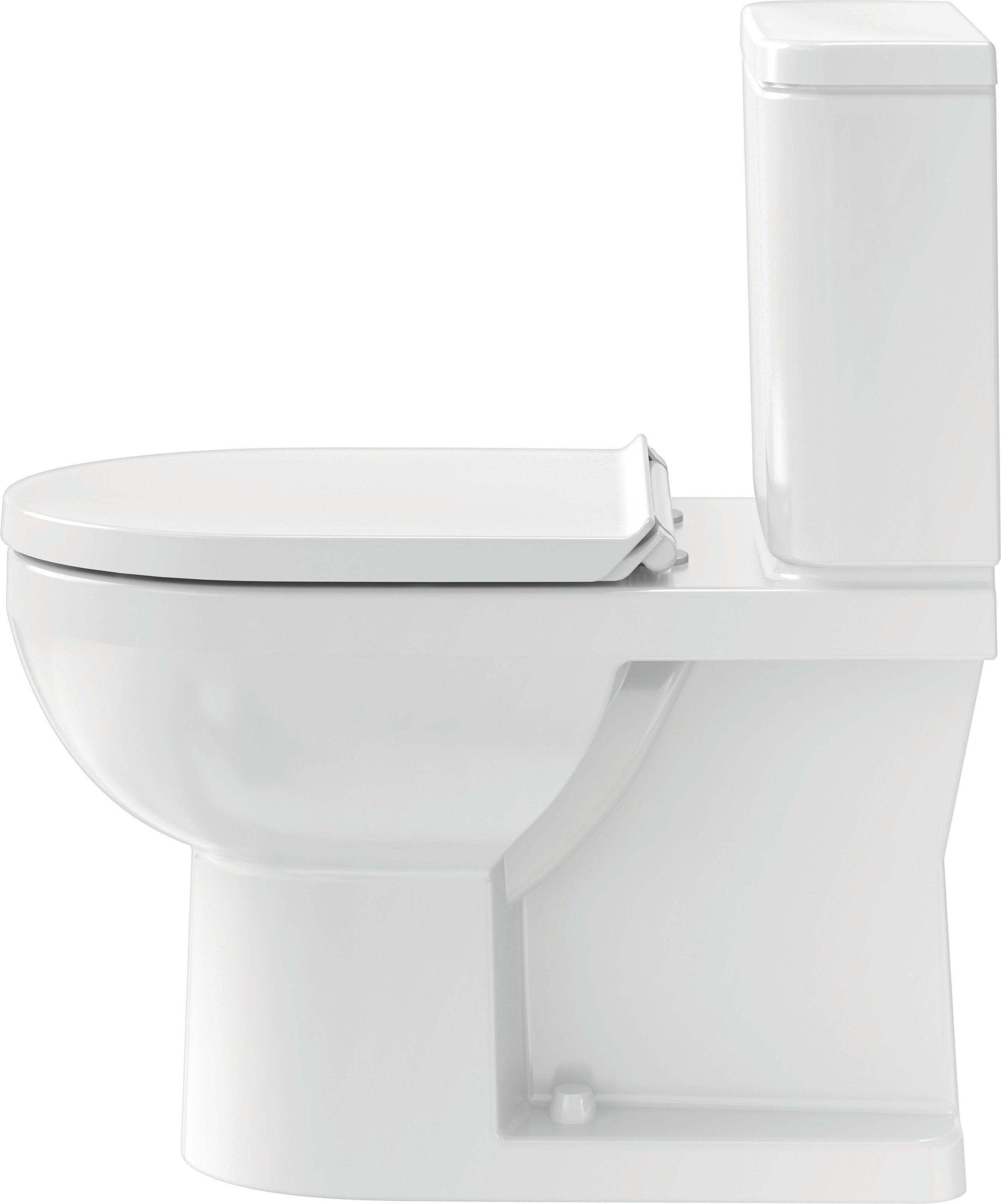 Duravit No.1 1.28 GPF Single Flush Rimless Elongated Toilet Bowl in White