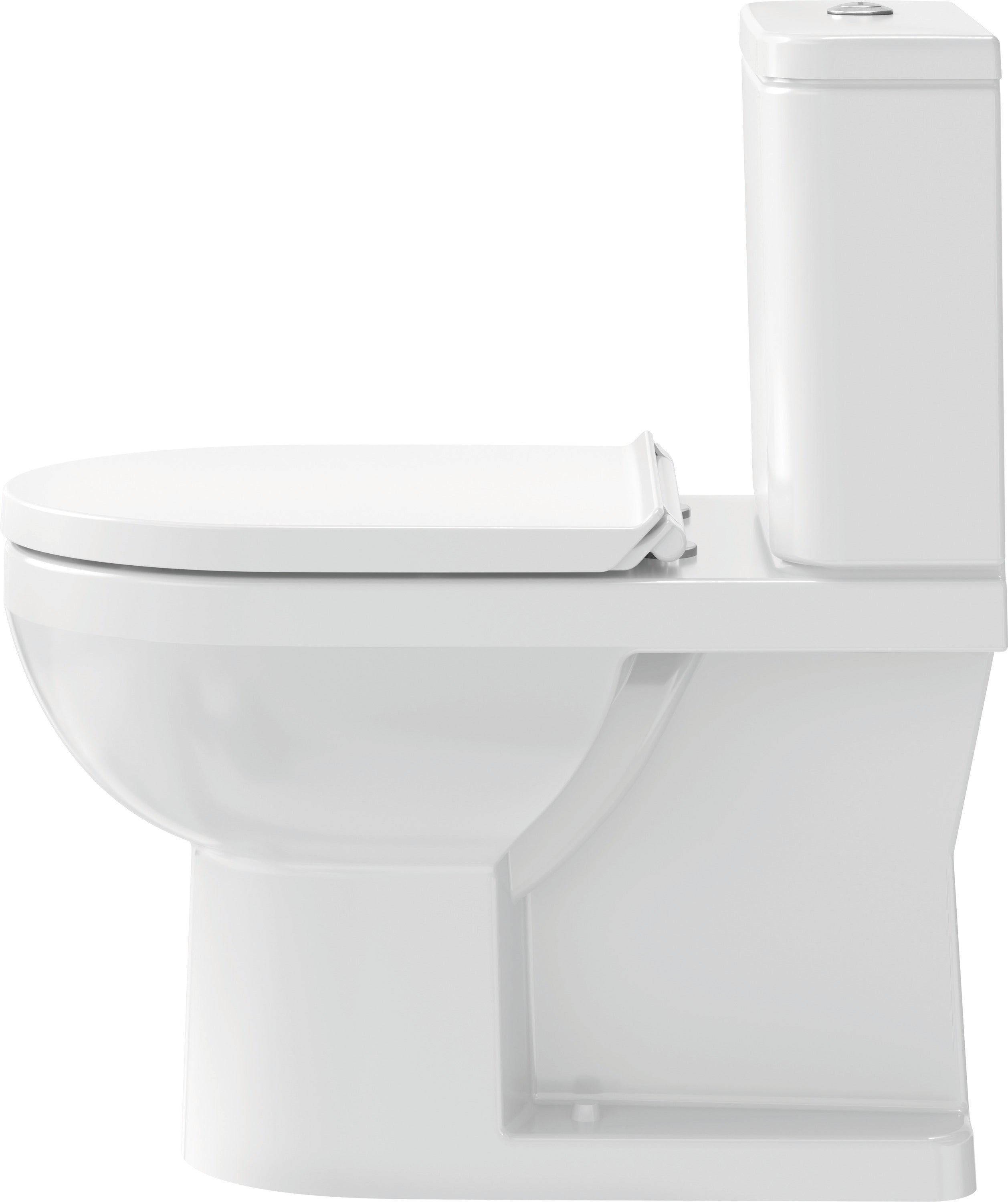 Duravit No.1 1.28 GPF Single Flush Rimless Elongated Toilet Bowl in White