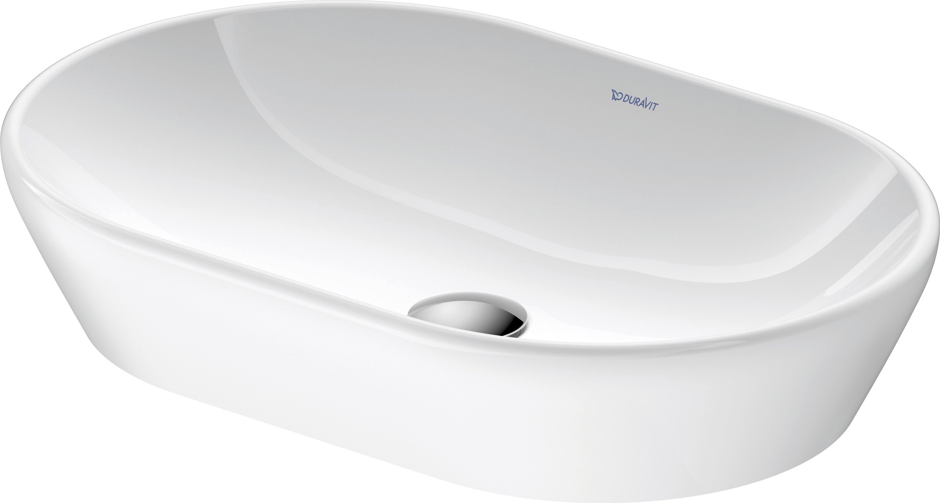 D-Neo 23 5/8" Oval Vessel Sink in White