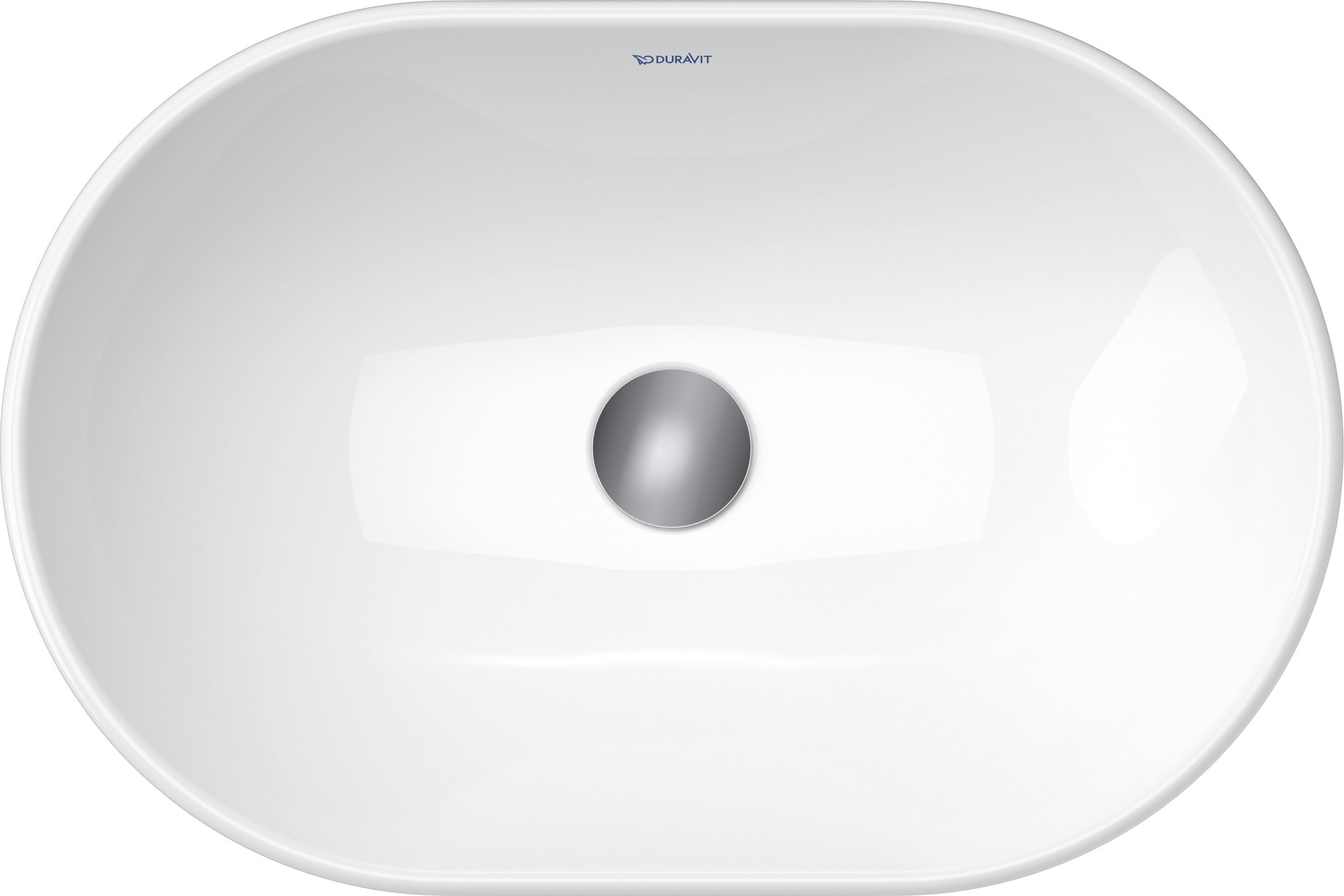 D-Neo 23 5/8" Oval Vessel Sink in White