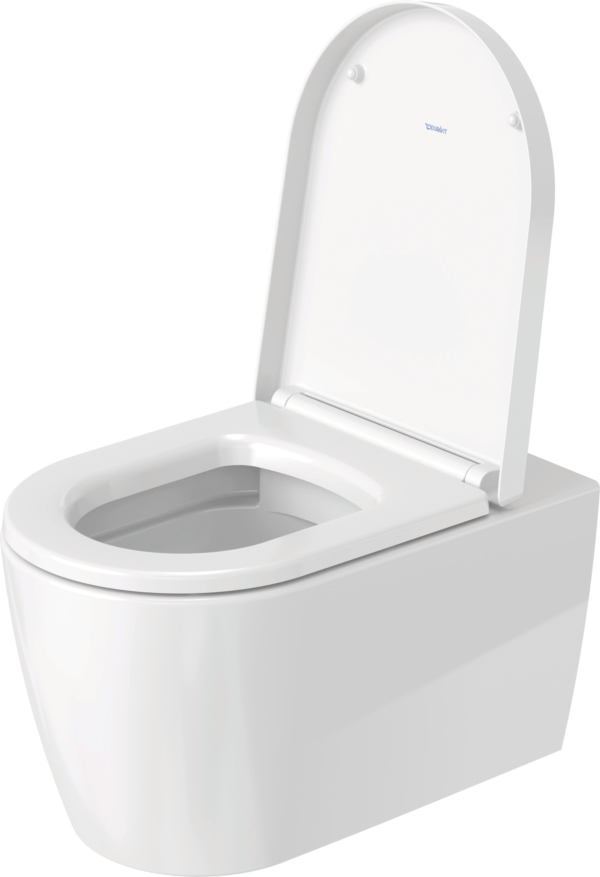 ME by Starck 1.28/0.8 GPF Dual Flush Rimless ADA Compliant Compact Elongated Wall Mounted Toilet in White