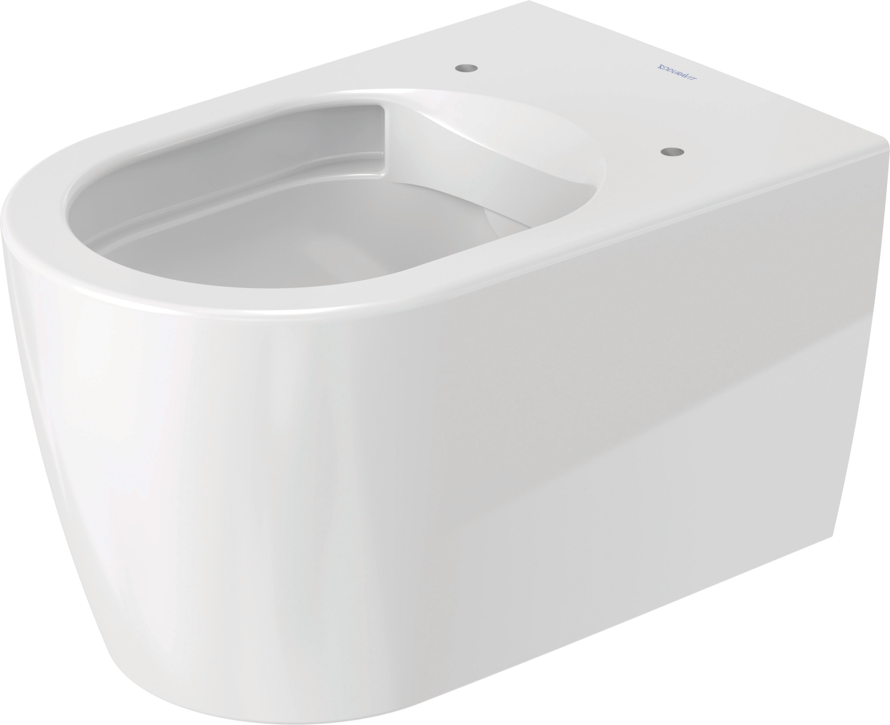 ME by Starck 1.28/0.8 GPF Dual Flush Rimless ADA Compliant Compact Elongated Wall Mounted Toilet in White