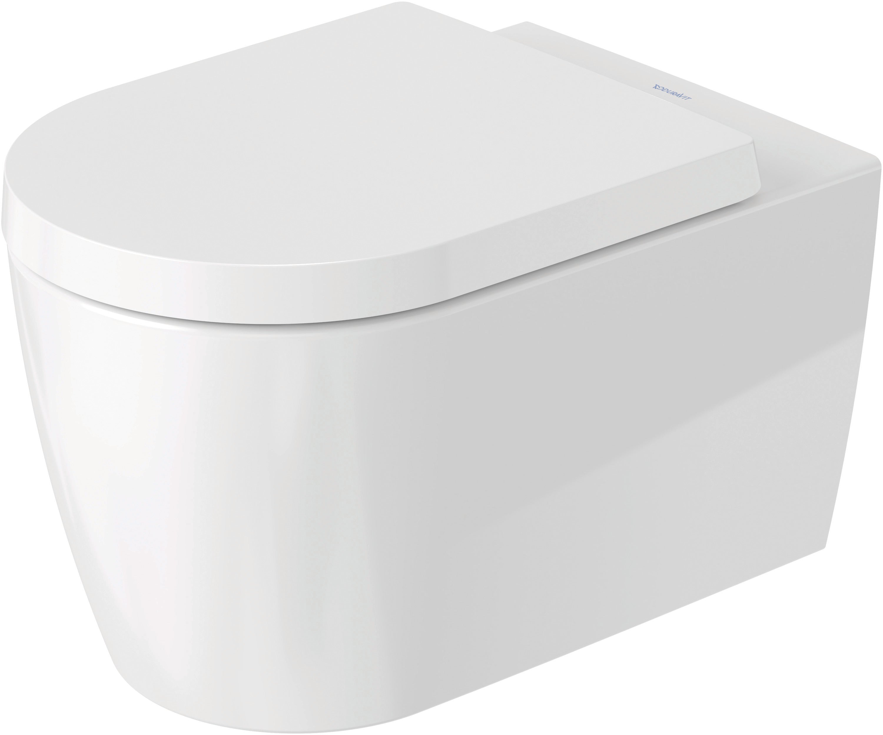ME by Starck 1.28/0.8 GPF Dual Flush Rimless ADA Compliant Compact Elongated Wall Mounted Toilet in White
