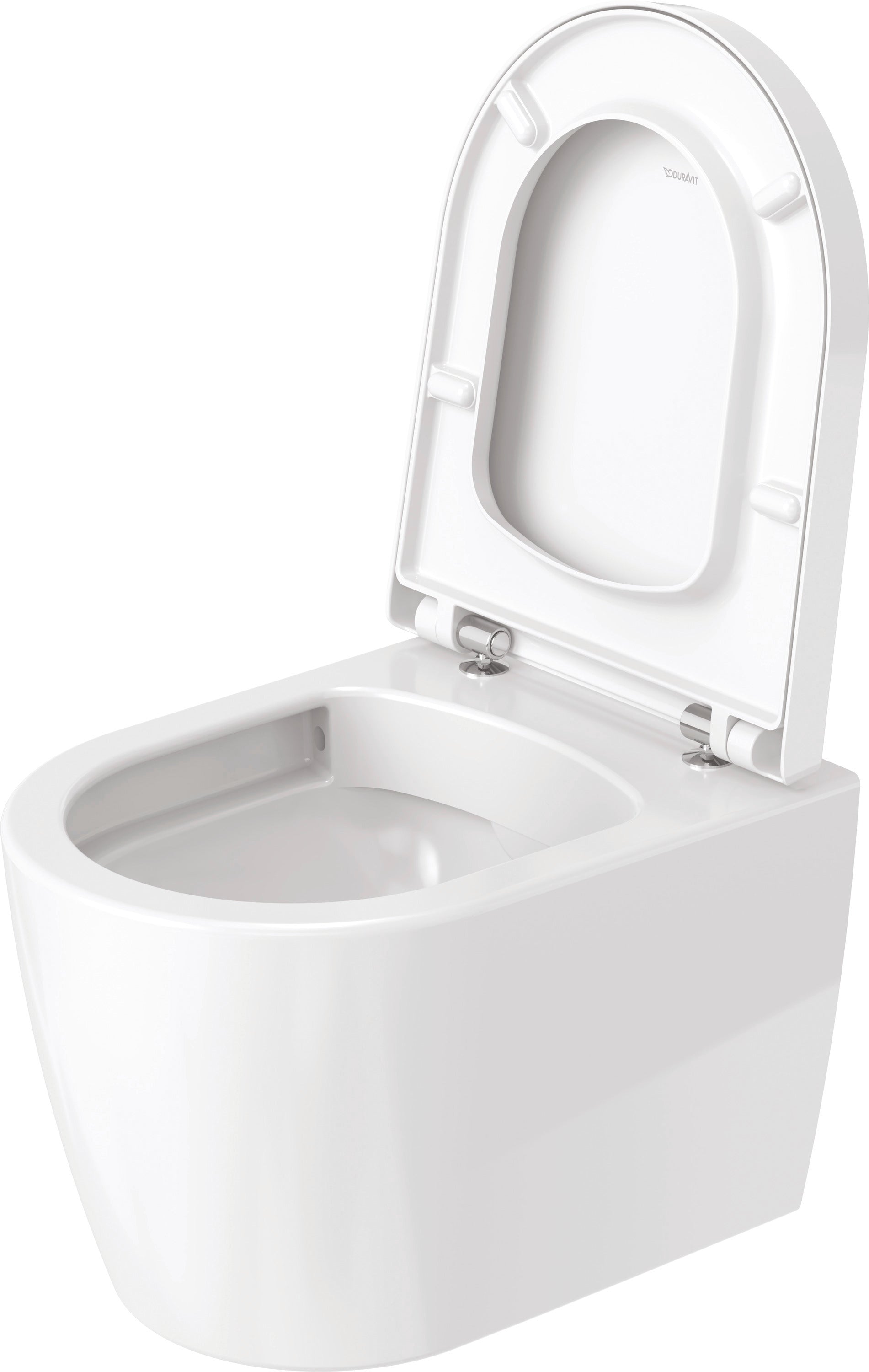 ME by Starck 1.28/0.8 GPF Dual Flush Rimless ADA Compliant Round Wall Mounted Toilet in White - Seat, Actuator, and In-Wall Tank and Carrier Sold Separately