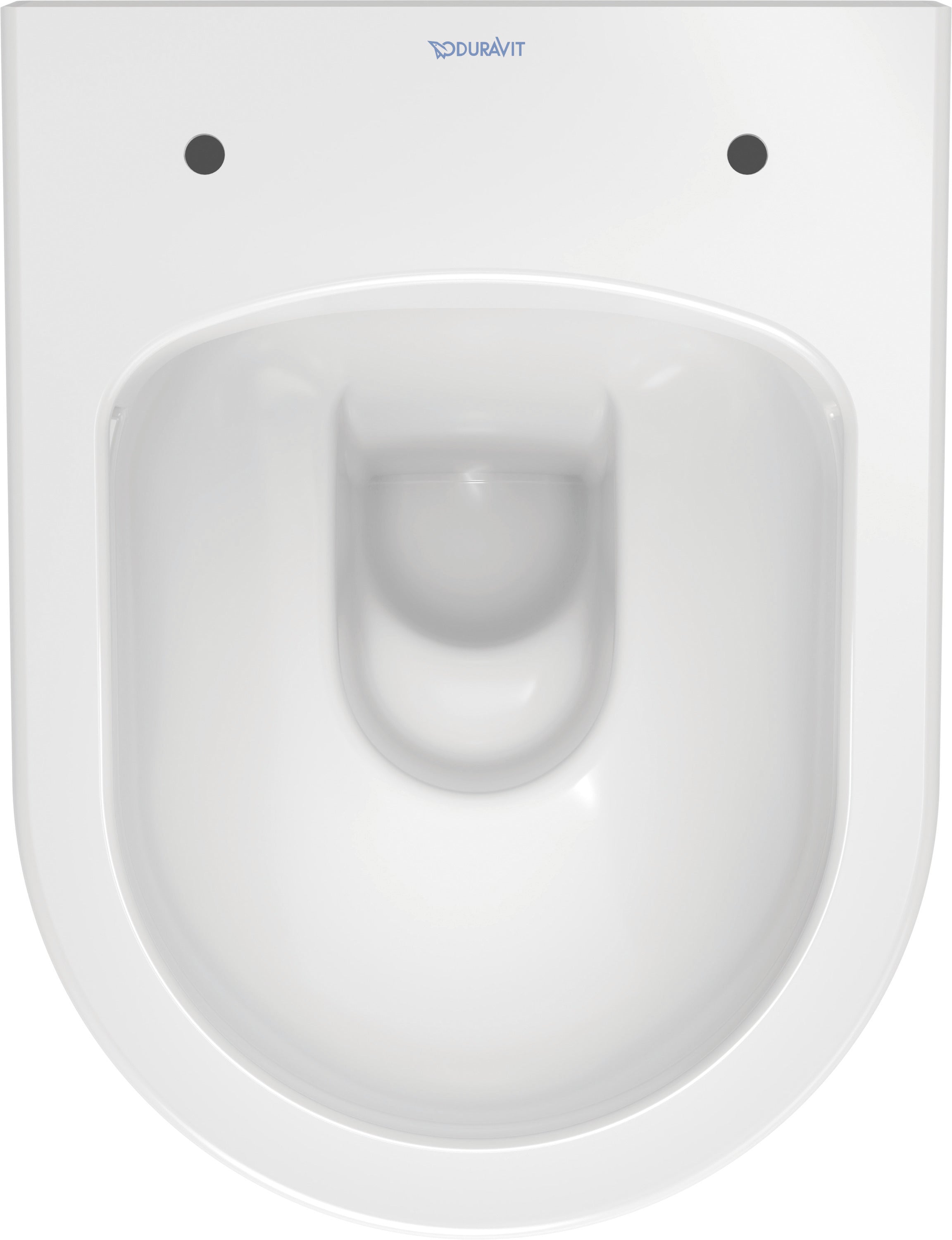 ME by Starck 1.28/0.8 GPF Dual Flush Rimless ADA Compliant Round Wall Mounted Toilet in White - Seat, Actuator, and In-Wall Tank and Carrier Sold Separately