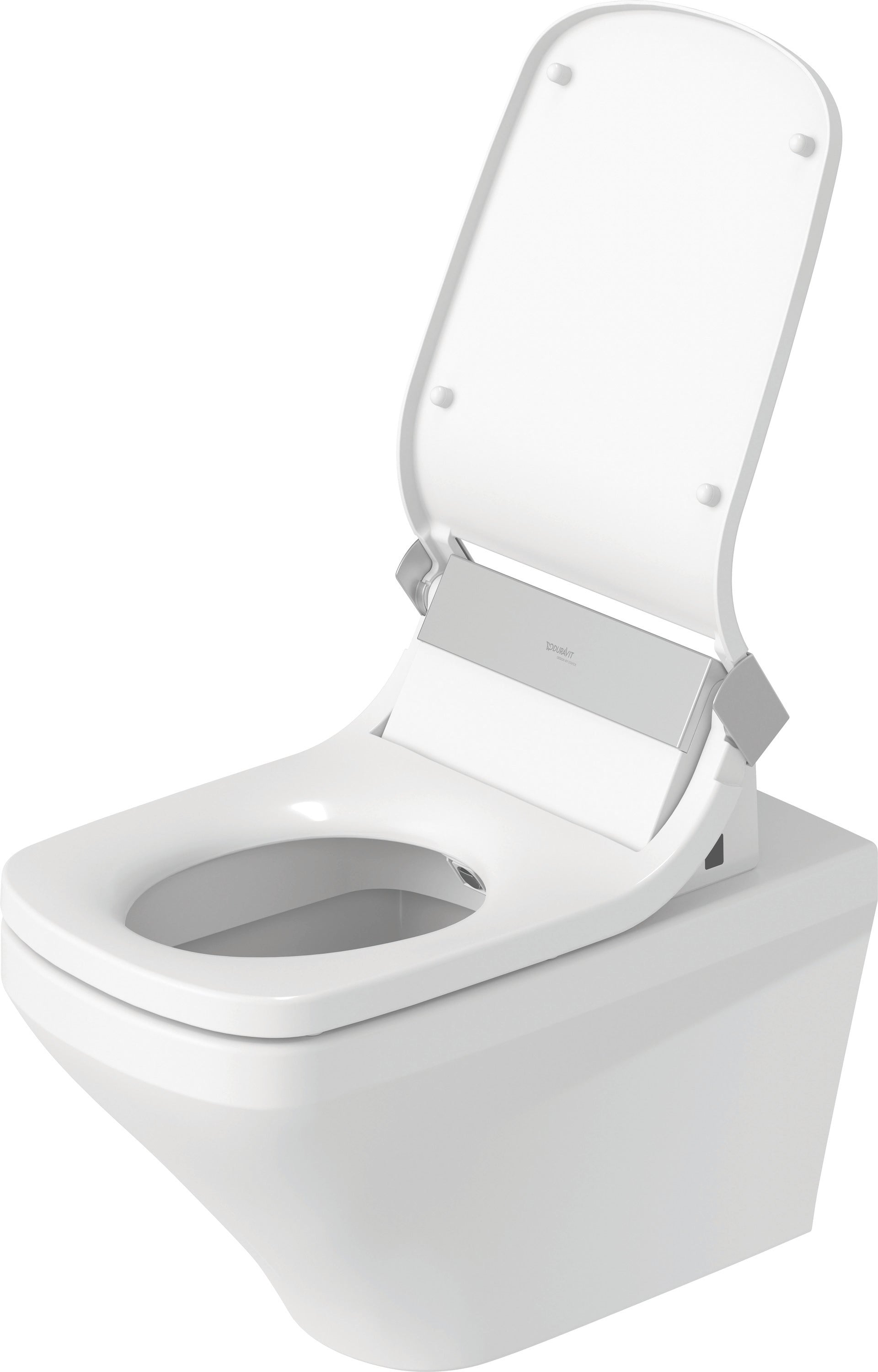 DuraStyle 1.28/0.8 GPF Dual Flush ADA Compliant Elongated Wall Mounted Toilet in White - Seat, Actuator, and In-Wall Tank and Carrier Sold Separately