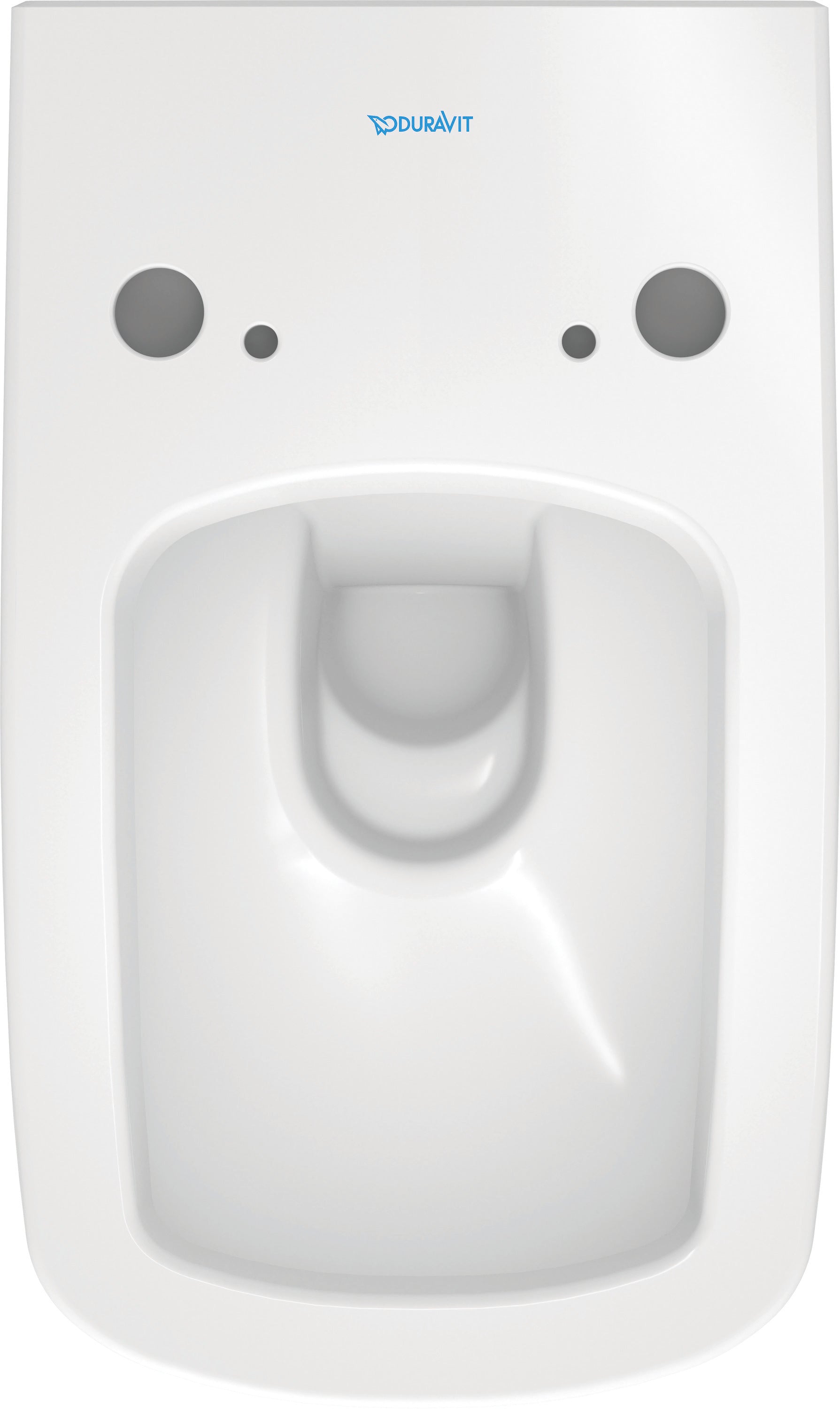 DuraStyle 1.28/0.8 GPF Dual Flush ADA Compliant Elongated Wall Mounted Toilet in White - Seat, Actuator, and In-Wall Tank and Carrier Sold Separately