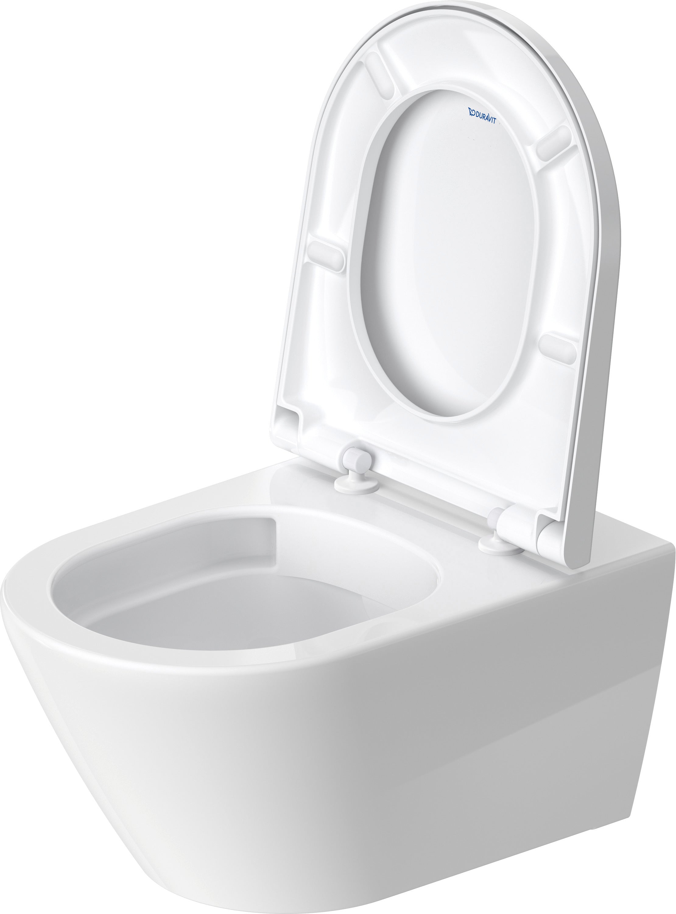 D-Neo 1.28/0.8 GPF Dual Flush Rimless ADA Compliant Round Wall Mounted Toilet in White
