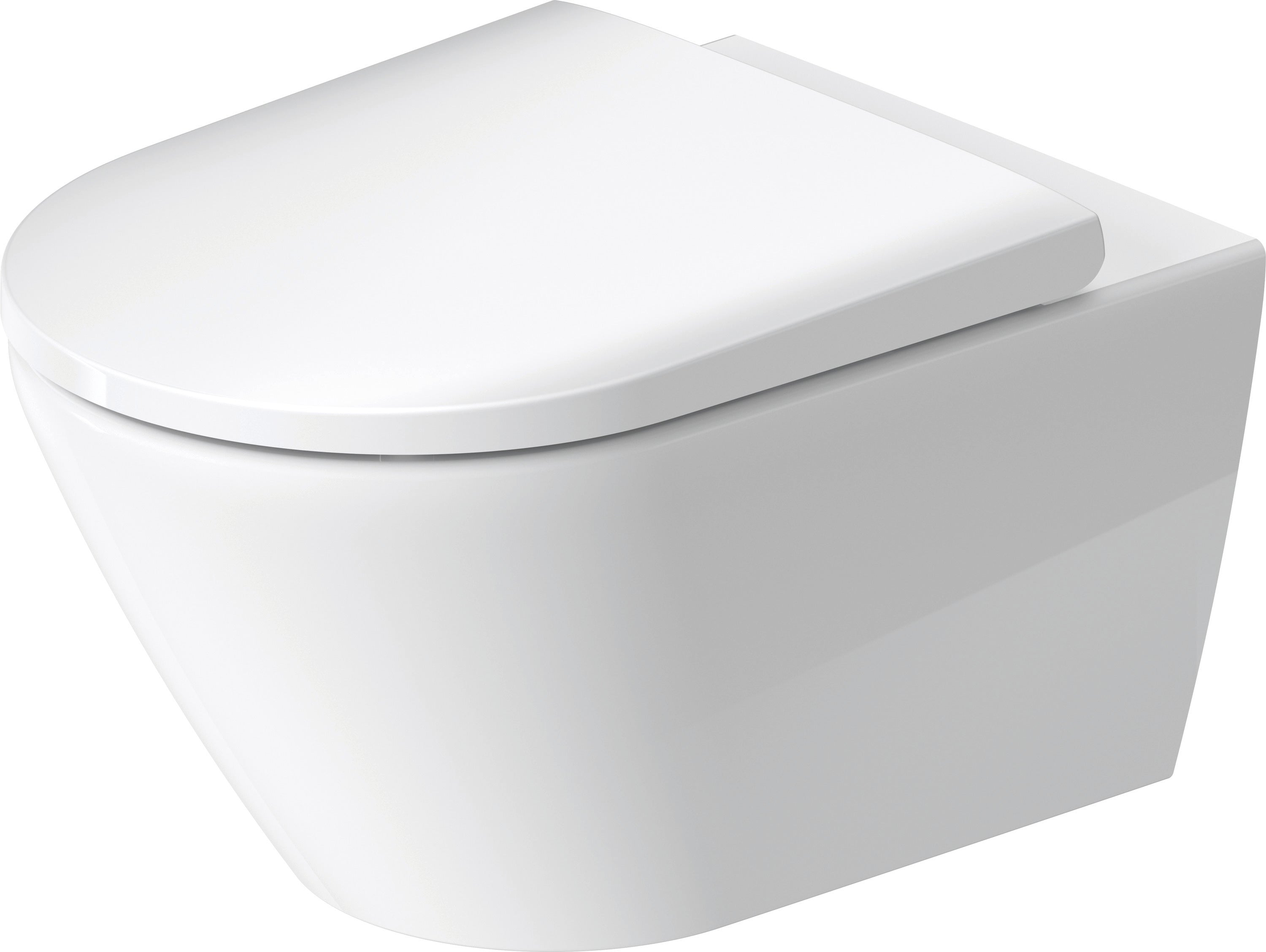 D-Neo 1.28/0.8 GPF Dual Flush Rimless ADA Compliant Round Wall Mounted Toilet in White