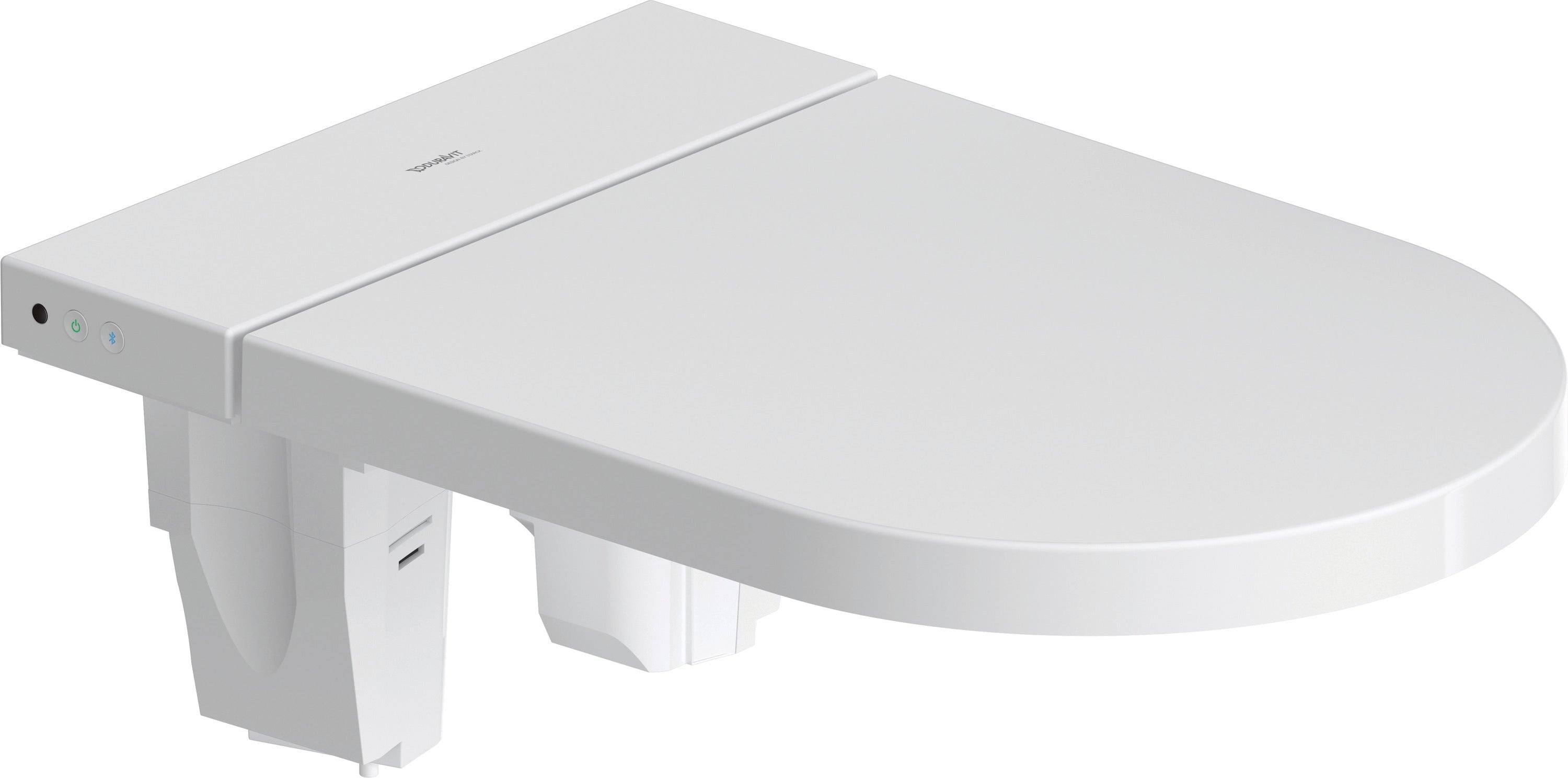 SensoWash Starck f Elongated Bidet Toilet Seat in White, with, Exposed Connections