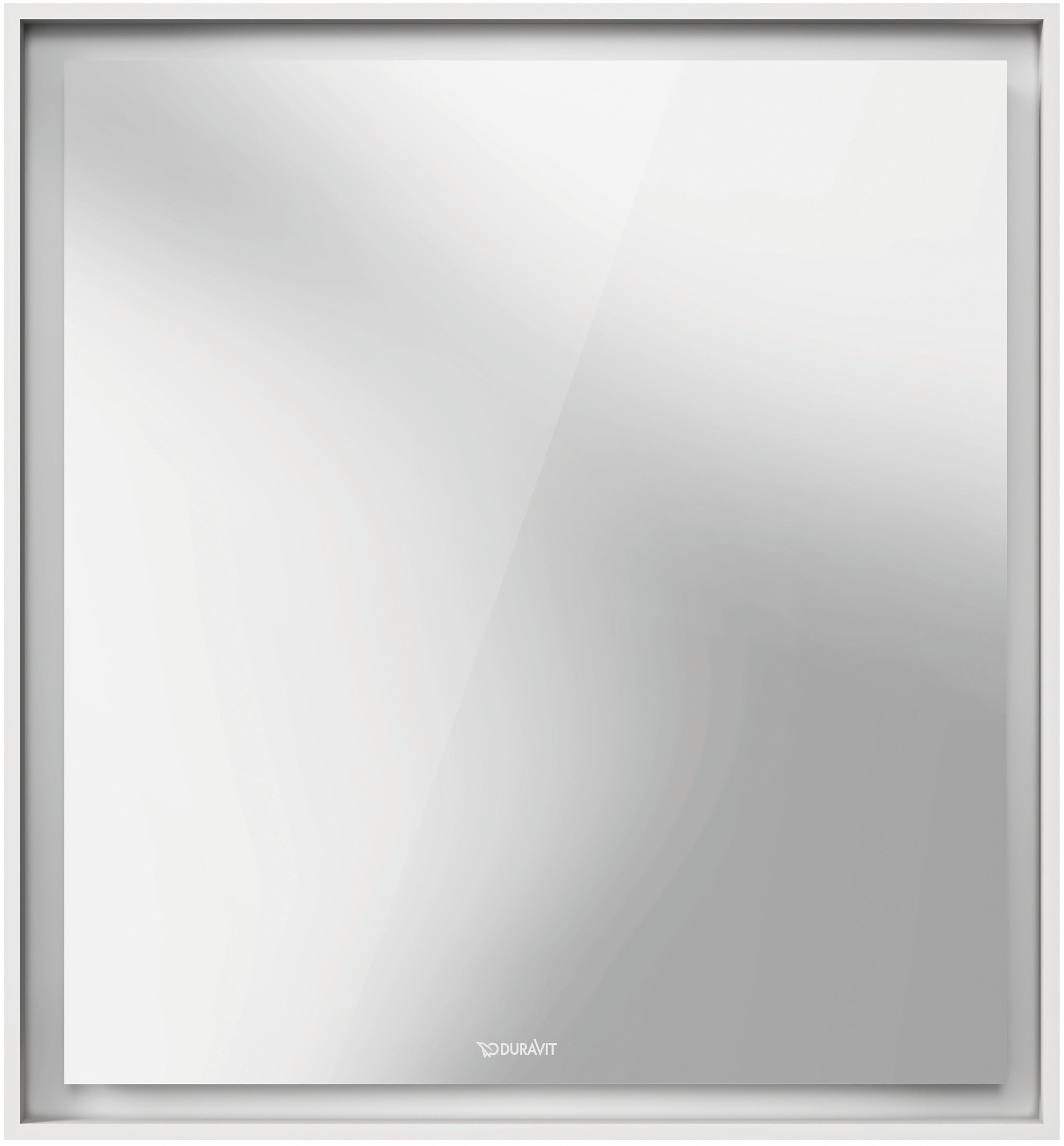 L-Cube 25 5/8" x27 1/2" Left Hinge 1 Door LED Rectangular Medicine Cabinet in Aluminum