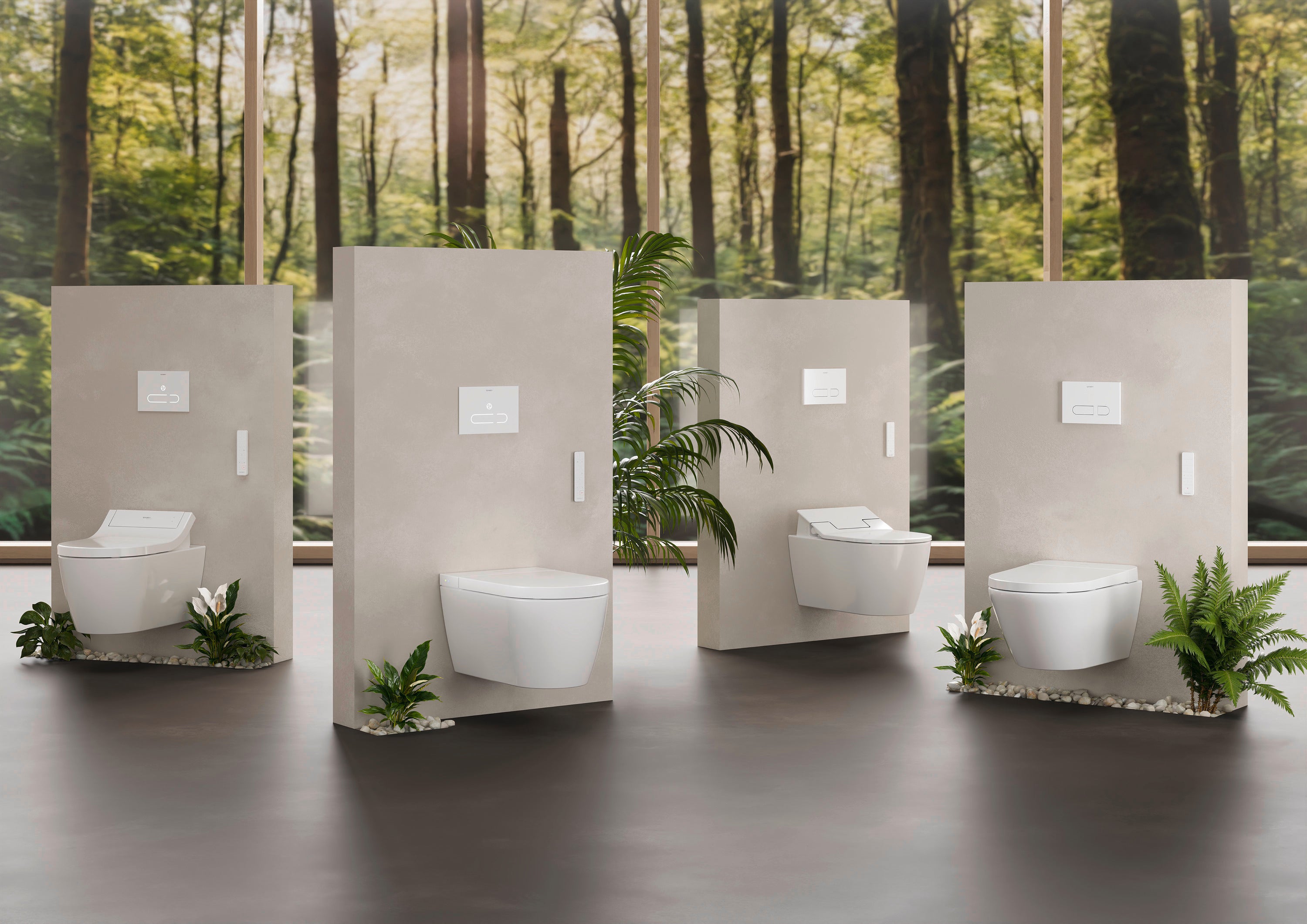 SensoWash Classic Elongated Bidet Toilet Seat in White, with Remote & App Control, Concealed Connections
