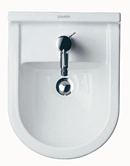 Starck 3 Single Hole Horizontal Spray Floorstanding Bidet in White