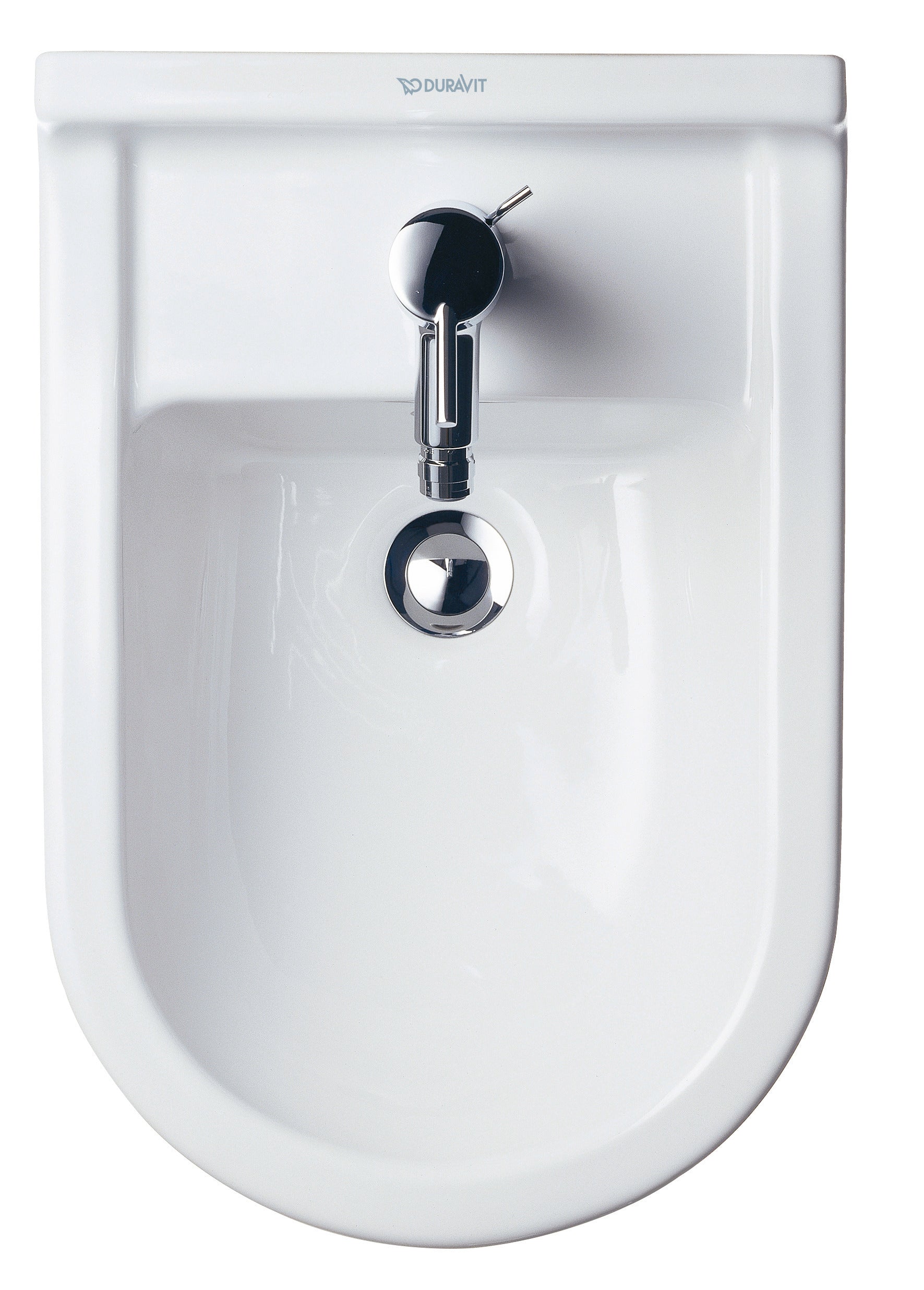 Starck 3 Single Hole Horizontal Spray Floorstanding Bidet in White