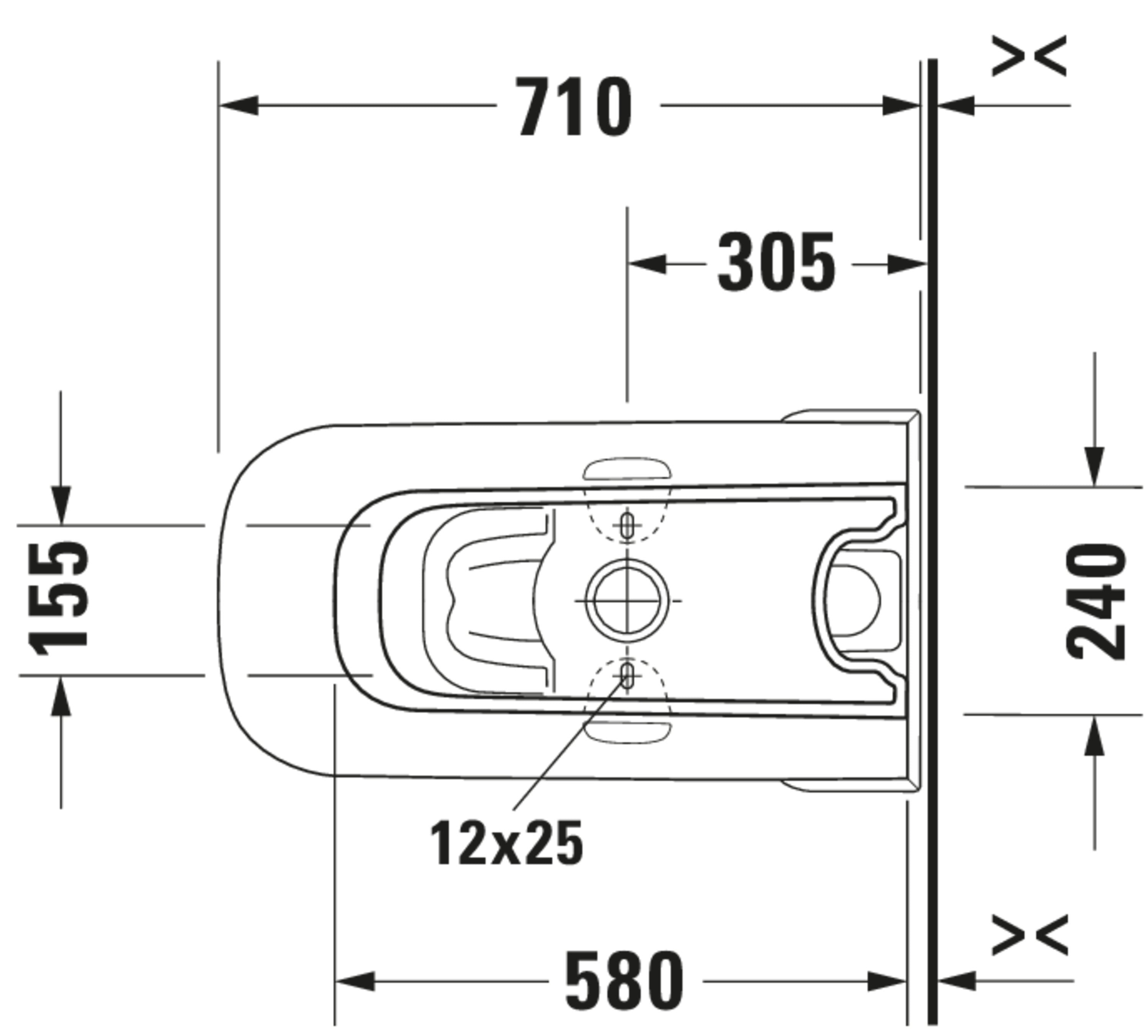 Happy D.2 1.32/0.92 GPF Dual Flush Elongated One Piece Toilet in White, Top Push Button Flush - Seat Sold Separately