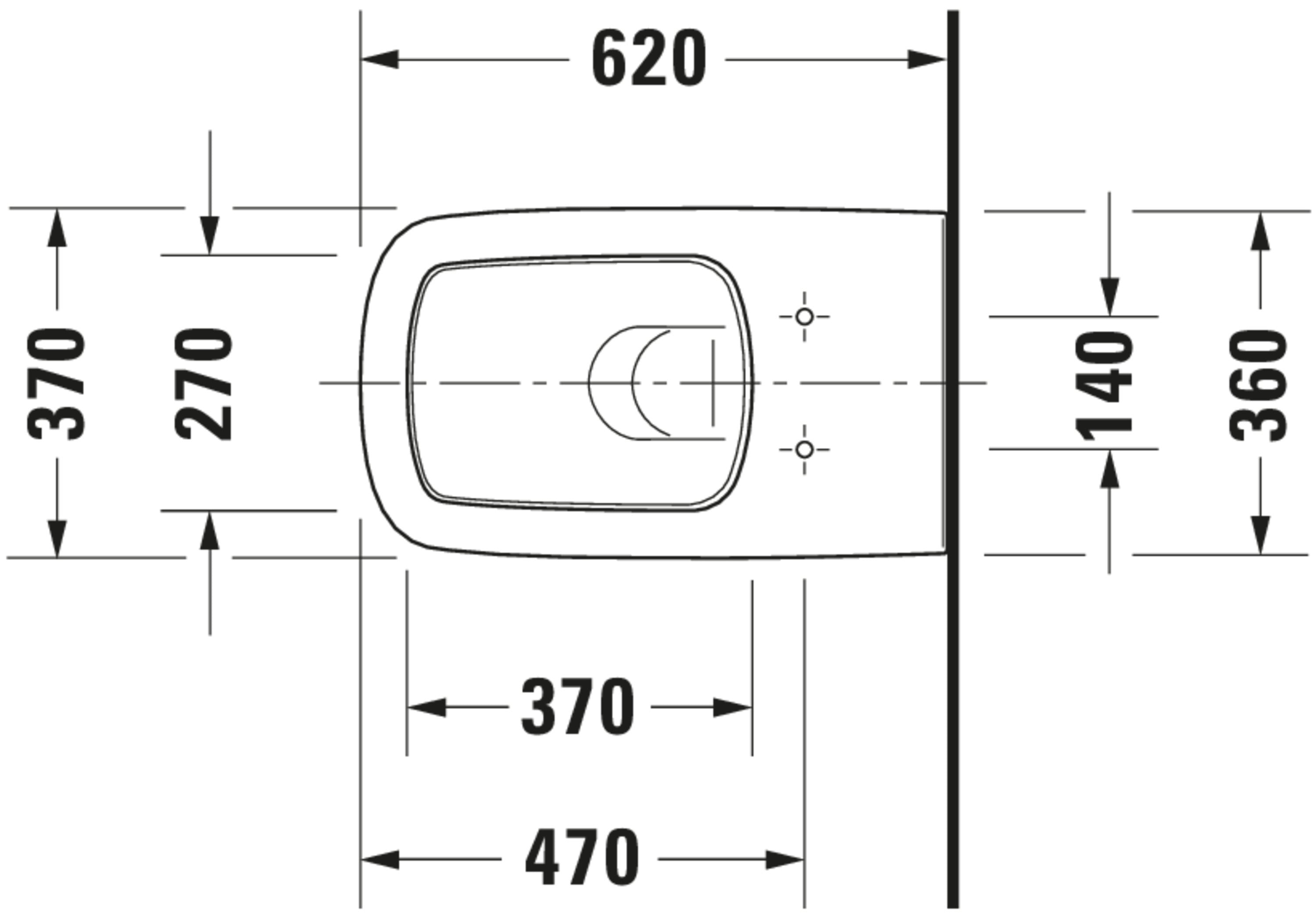DuraStyle 1.6/0.8 GPF Dual Flush ADA Compliant Elongated Wall Mounted Toilet in White
