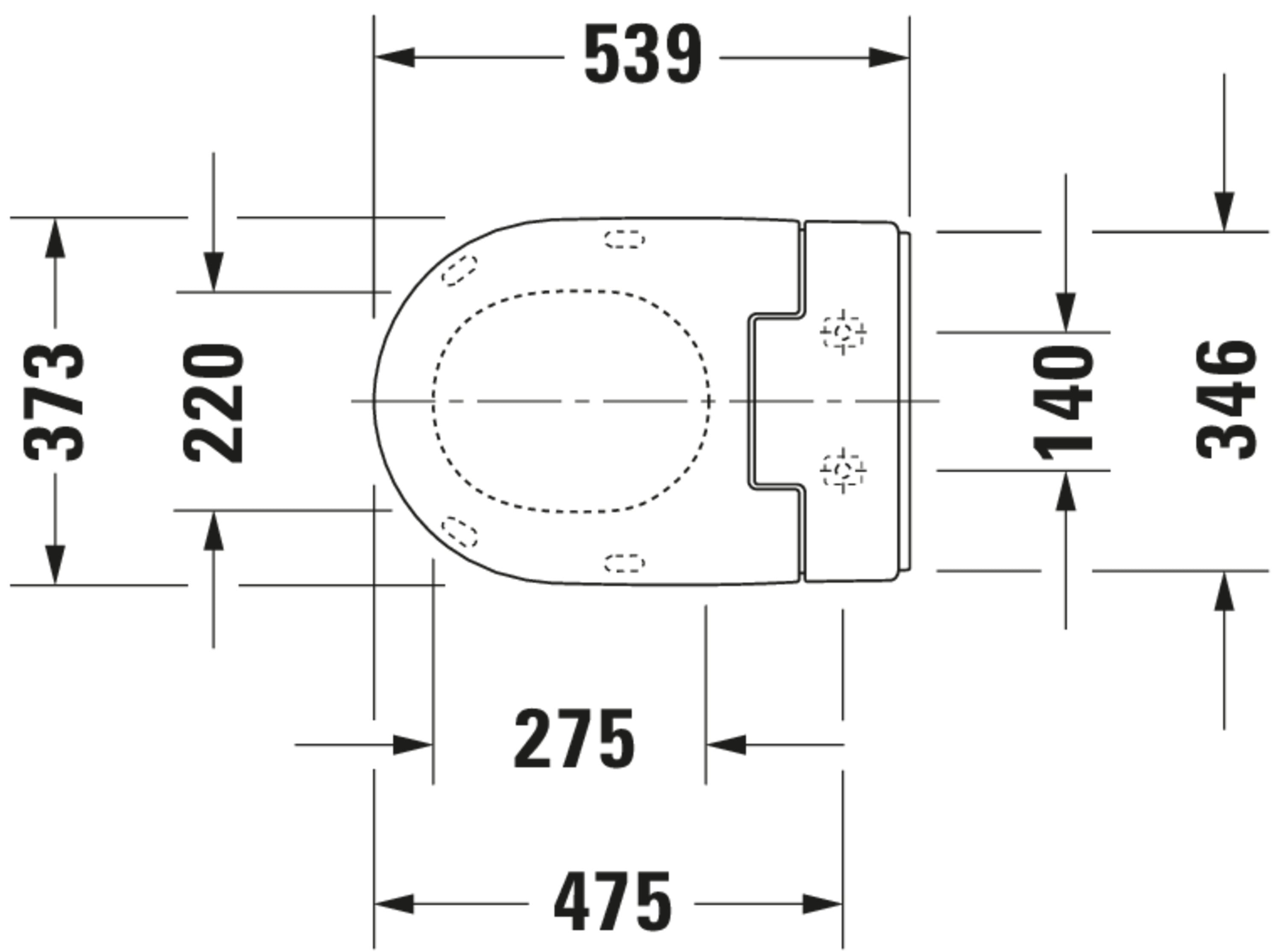 SensoWash Slim Elongated Bidet Toilet Seat in White, with Remote, Concealed Connections