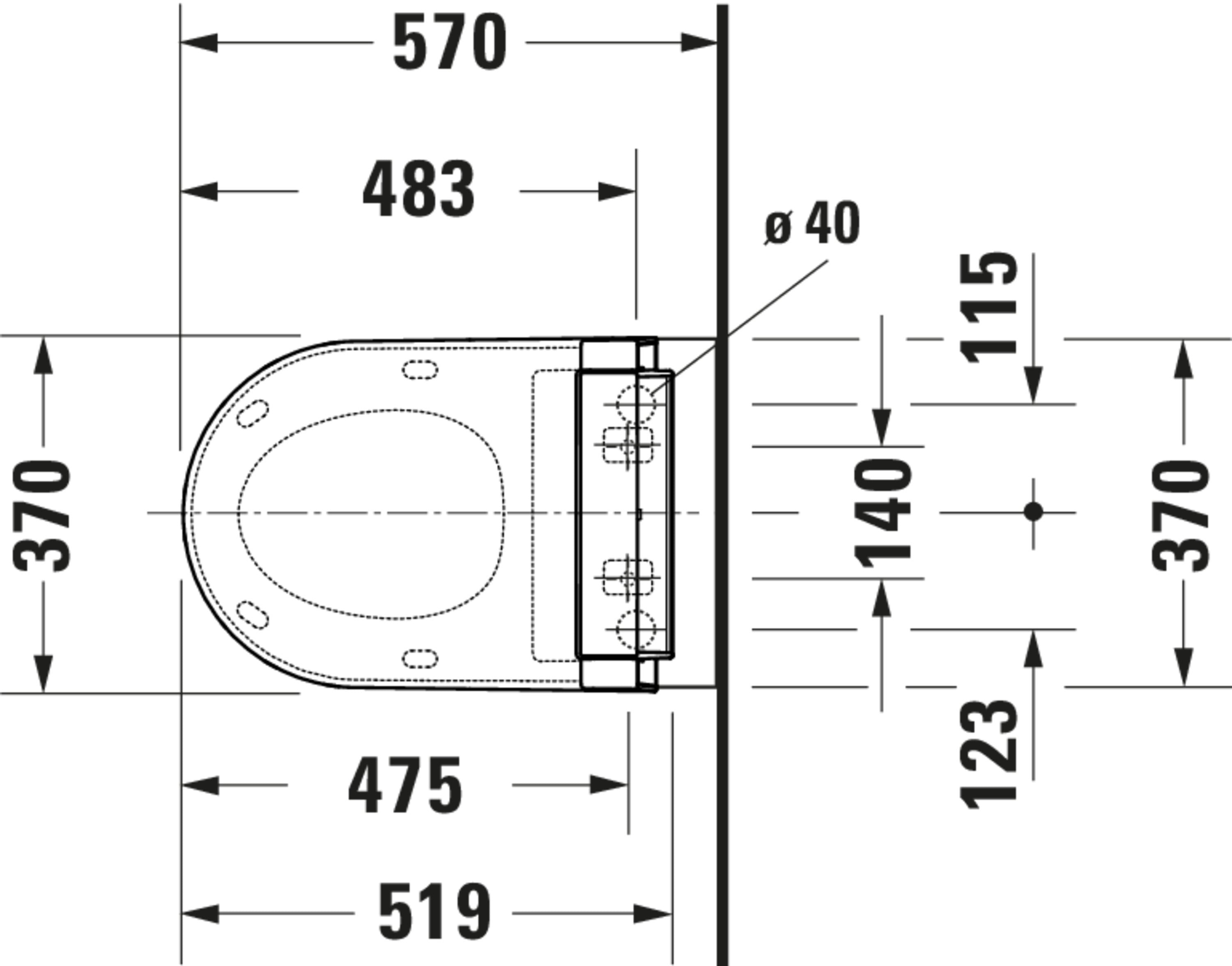 SensoWash Classic Elongated Bidet Toilet Seat in White, with Remote & App Control, Concealed Connections