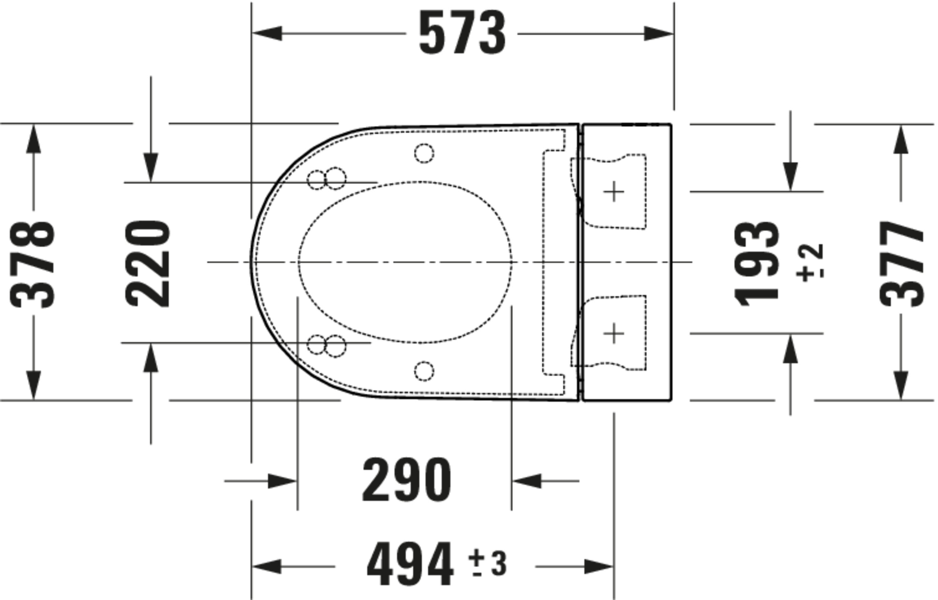 SensoWash Starck f Elongated Bidet Toilet Seat in White, with, Exposed Connections