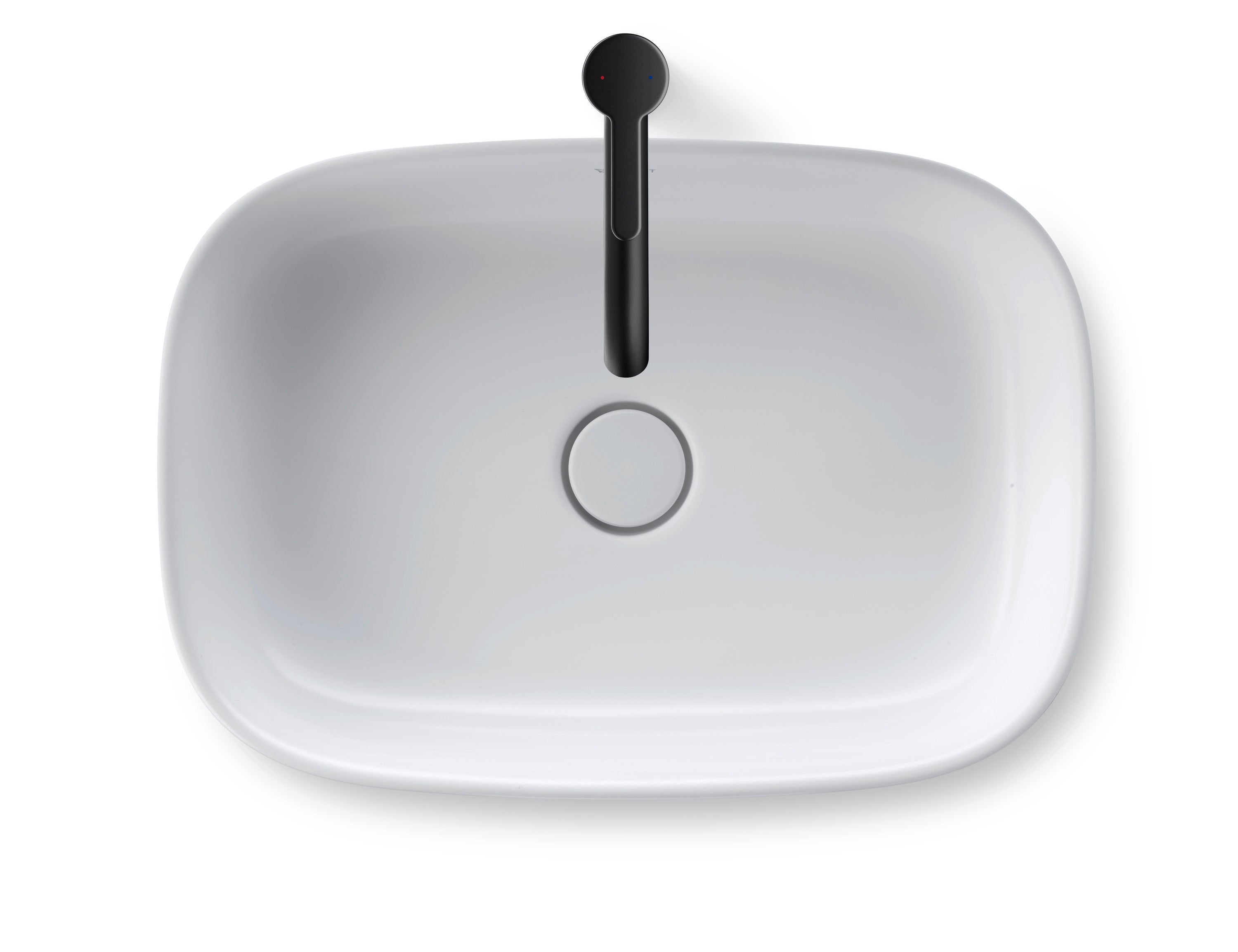 Zencha 21 5/8" Rectangular Vessel Sink in Satin Matte White