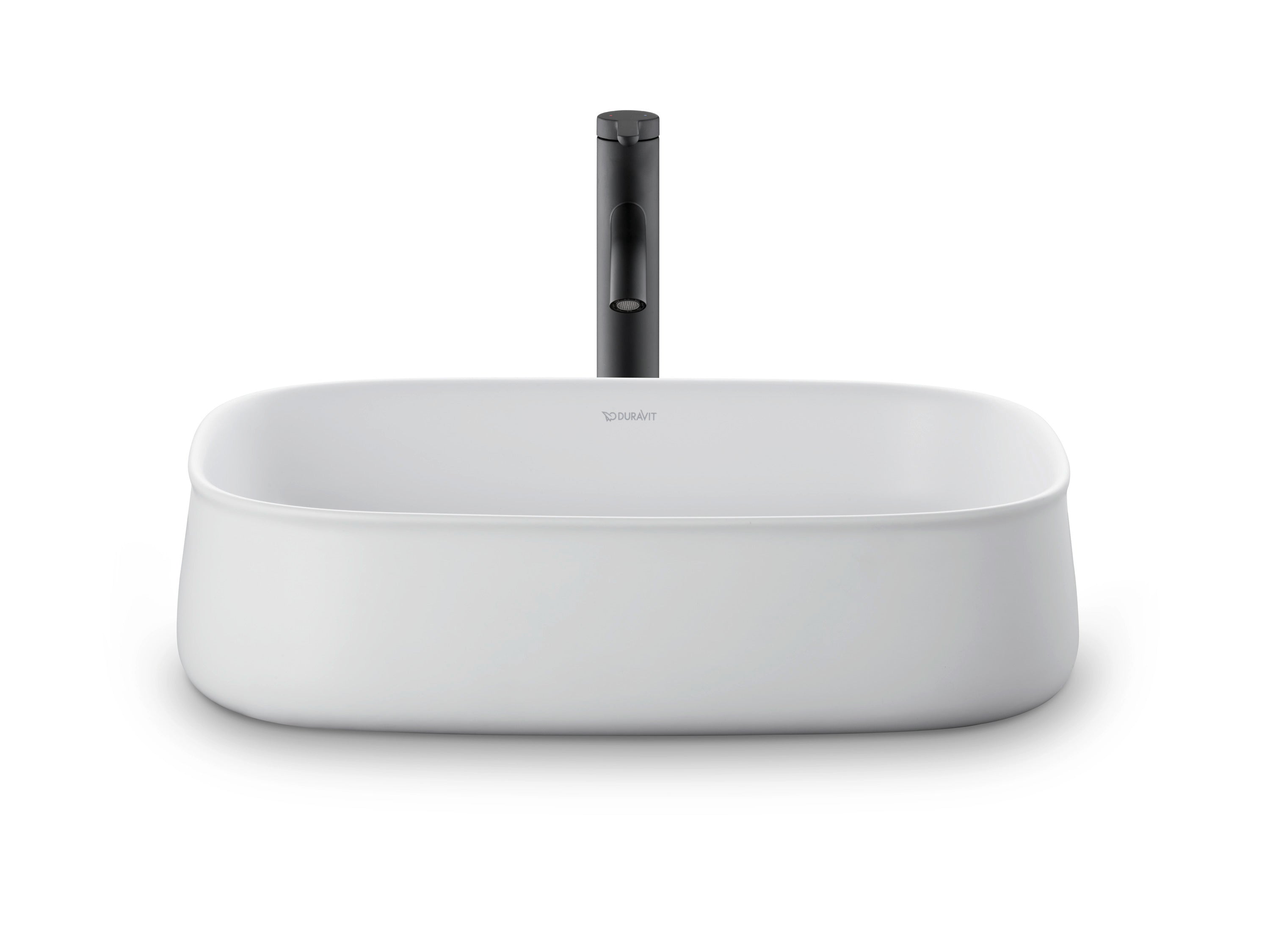 Zencha 21 5/8" Rectangular Vessel Sink in Satin Matte White