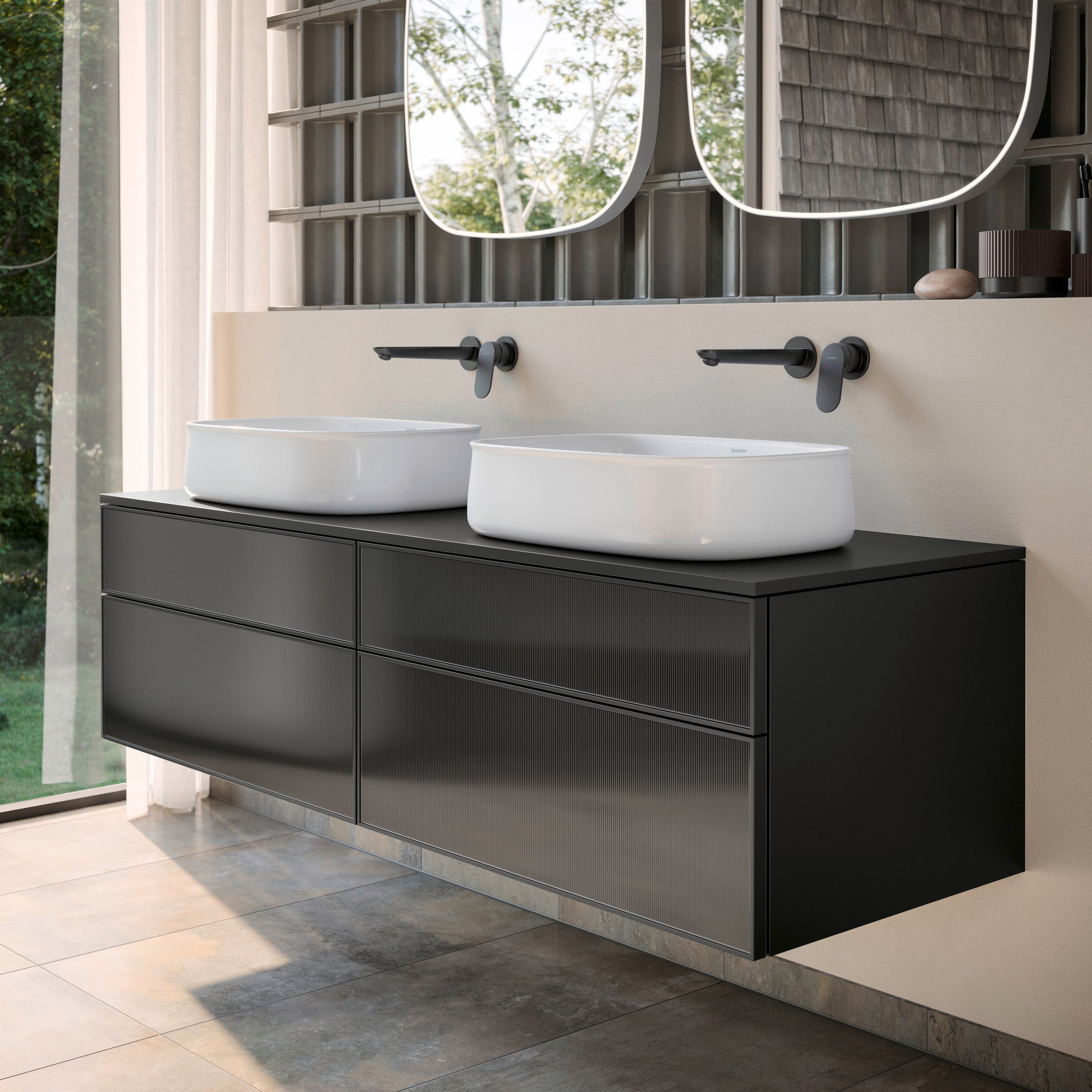 Happy D.2 1.6/0.8 GPF Dual Flush Rimless ADA Compliant Compact Elongated Wall Mounted Toilet in White - Seat, Actuator, and In-Wall Tank and Carrier Sold Separately