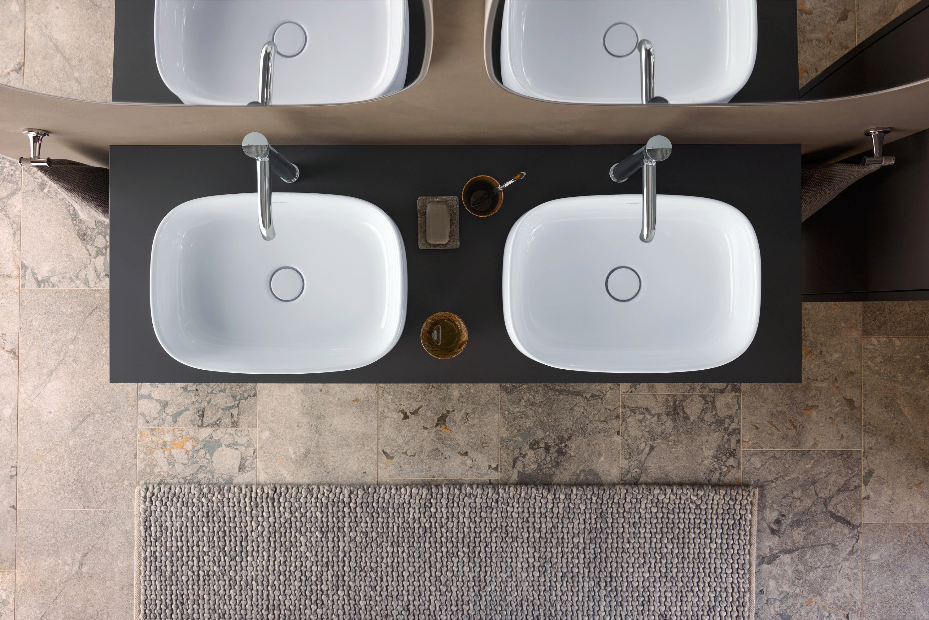 Zencha 21 5/8" Rectangular Vessel Sink in Satin Matte White