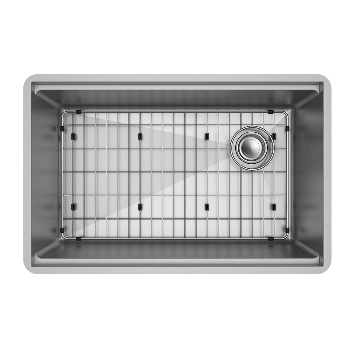 Elkay Crosstown 29" Undermount Stainless Steel Workstation Kitchen Sink with Accessories, Polished Satin, 18 Gauge, ECTRU27169RW