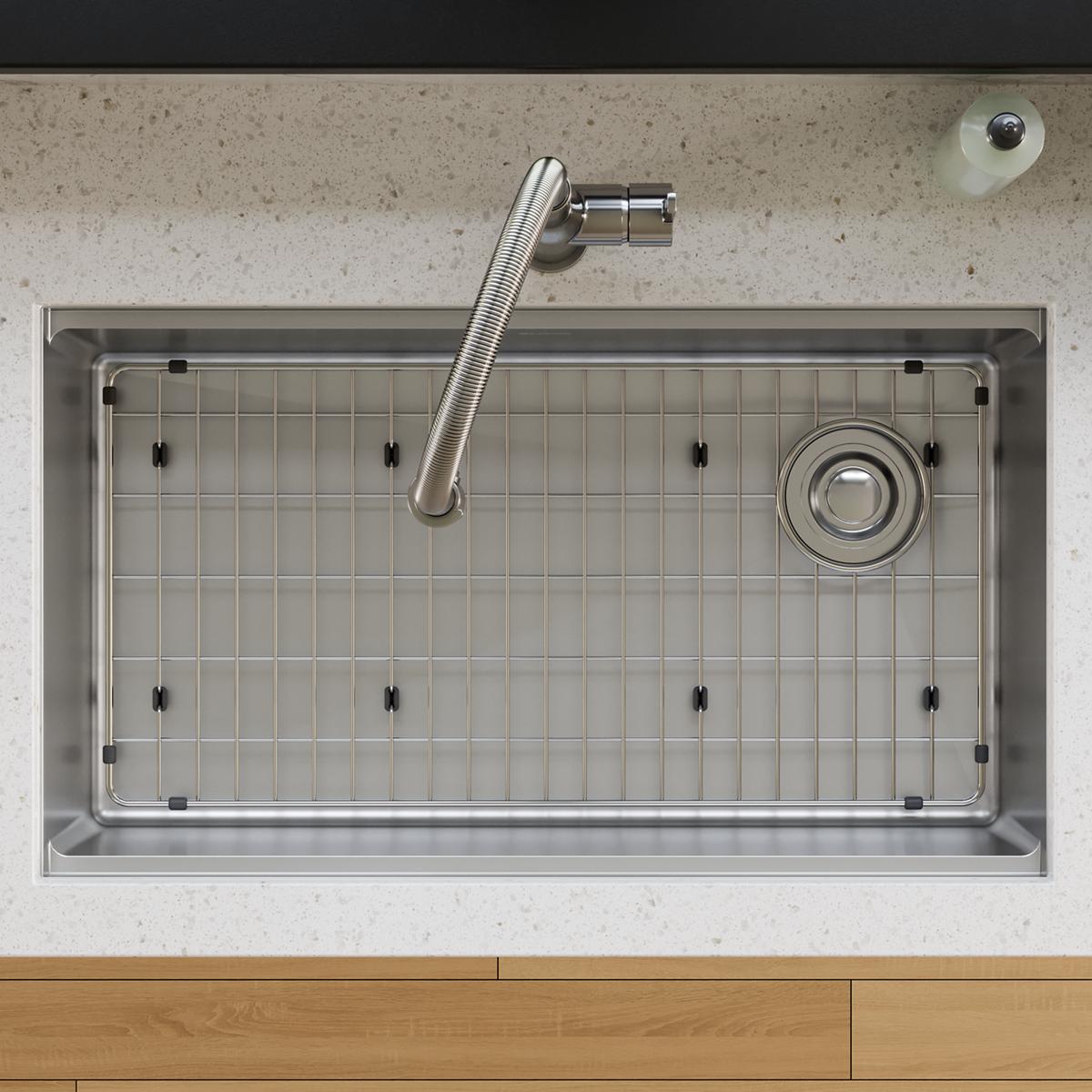 Elkay Crosstown Stainless Steel 28-1/4" x 14-1/4" x 1-1/4" Bottom Grid, CTXBG2814
