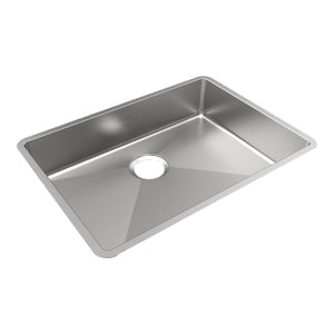 Alternate Image for Elkay Crosstown 26" Undermount Stainless Steel ADA Kitchen Sink, Polished Satin, 18 Gauge, ECTRUAD241755