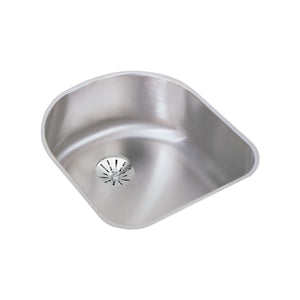 Alternate Image for Elkay Lustertone Classic 19" Undermount Stainless Steel Kitchen Sink, Lustrous Satin, 18 Gauge, ELUH1716PD