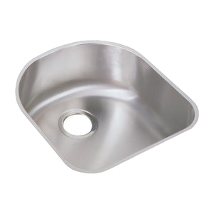 Alternate Image for Elkay Lustertone Classic 19" Undermount Stainless Steel Kitchen Sink, Lustrous Satin, 18 Gauge, ELUH1716