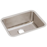 Elkay Lustertone Classic 24" Undermount Stainless Steel Kitchen Sink Kit, Lustrous Satin, 18 Gauge, ELUH211510DBG