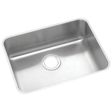 Elkay Lustertone Classic 24" Undermount Stainless Steel ADA Kitchen Sink, Lustrous Satin, 18 Gauge, ELUHAD211545