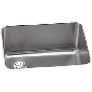 Alternate Image for Elkay Lustertone Classic 26" Undermount Stainless Steel Kitchen Sink, Lustrous Satin, 18 Gauge, ELUH231710LPD