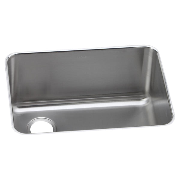 Elkay Lustertone Classic 26" Undermount Stainless Steel Kitchen Sink, Lustrous Satin, 18 Gauge, ELUH231712L