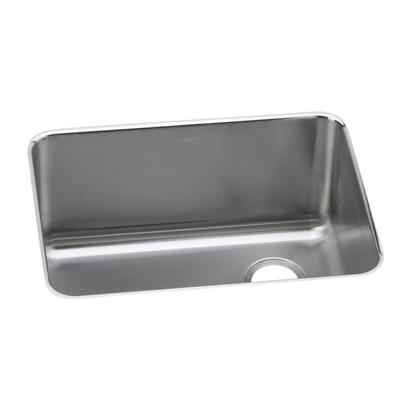 Elkay Lustertone Classic 26" Undermount Stainless Steel Kitchen Sink, Lustrous Satin, 18 Gauge, ELUH231712R